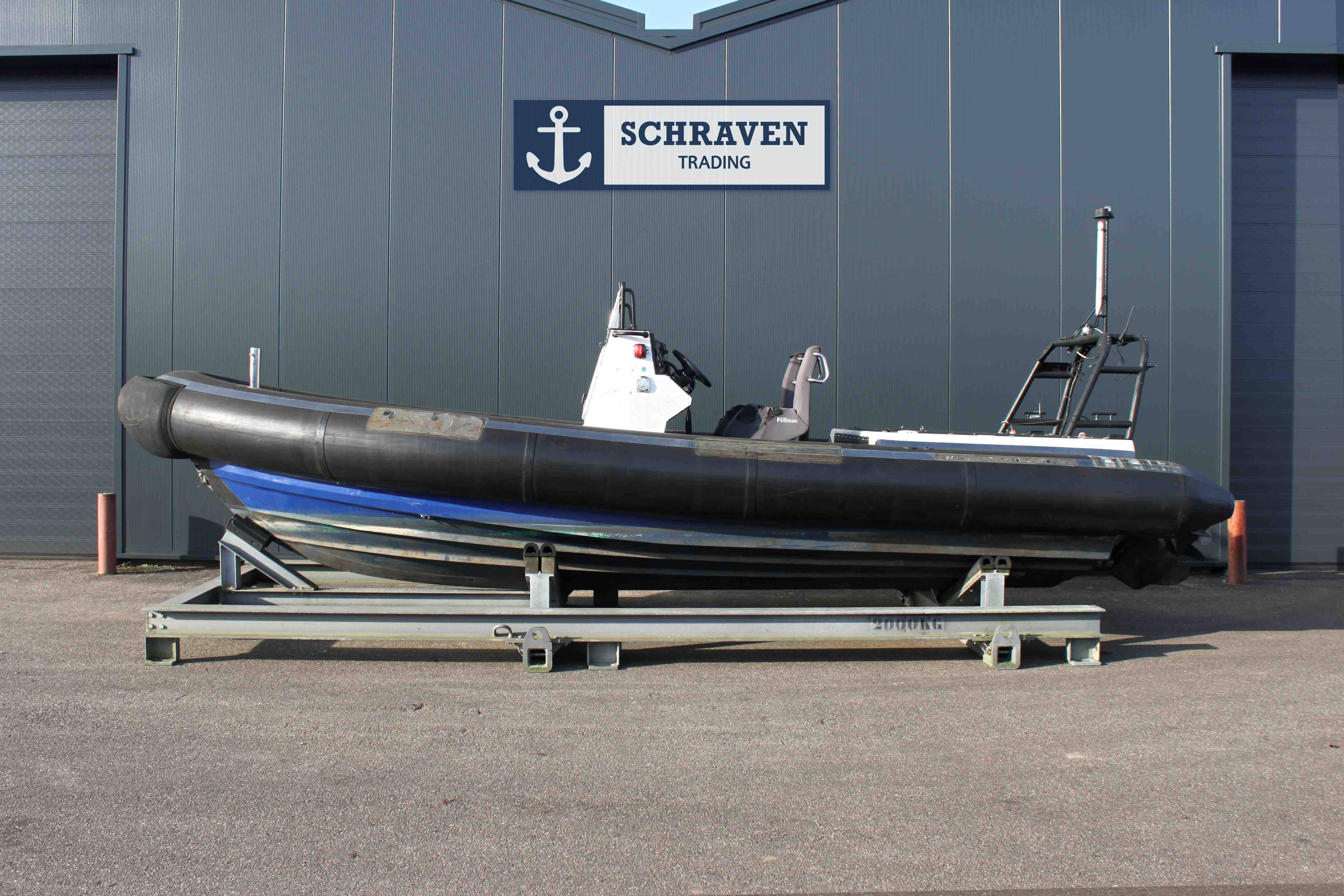 RIB Boat 7.2X2x5m Yanmar ZT370 EX Politieboot (1)