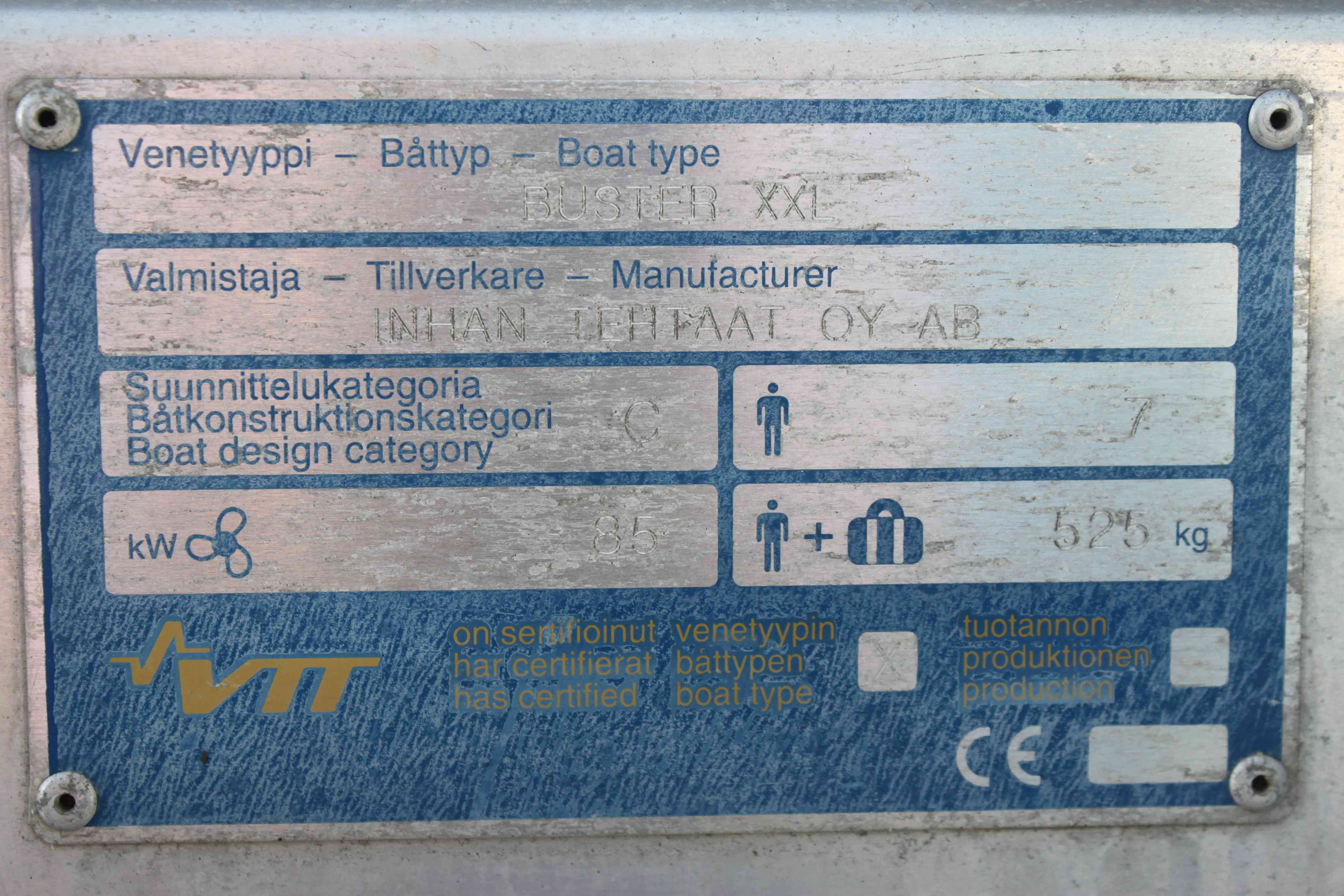 Buster XXL Aluminium Speedboot 115 Pk IMG 3210 (31)