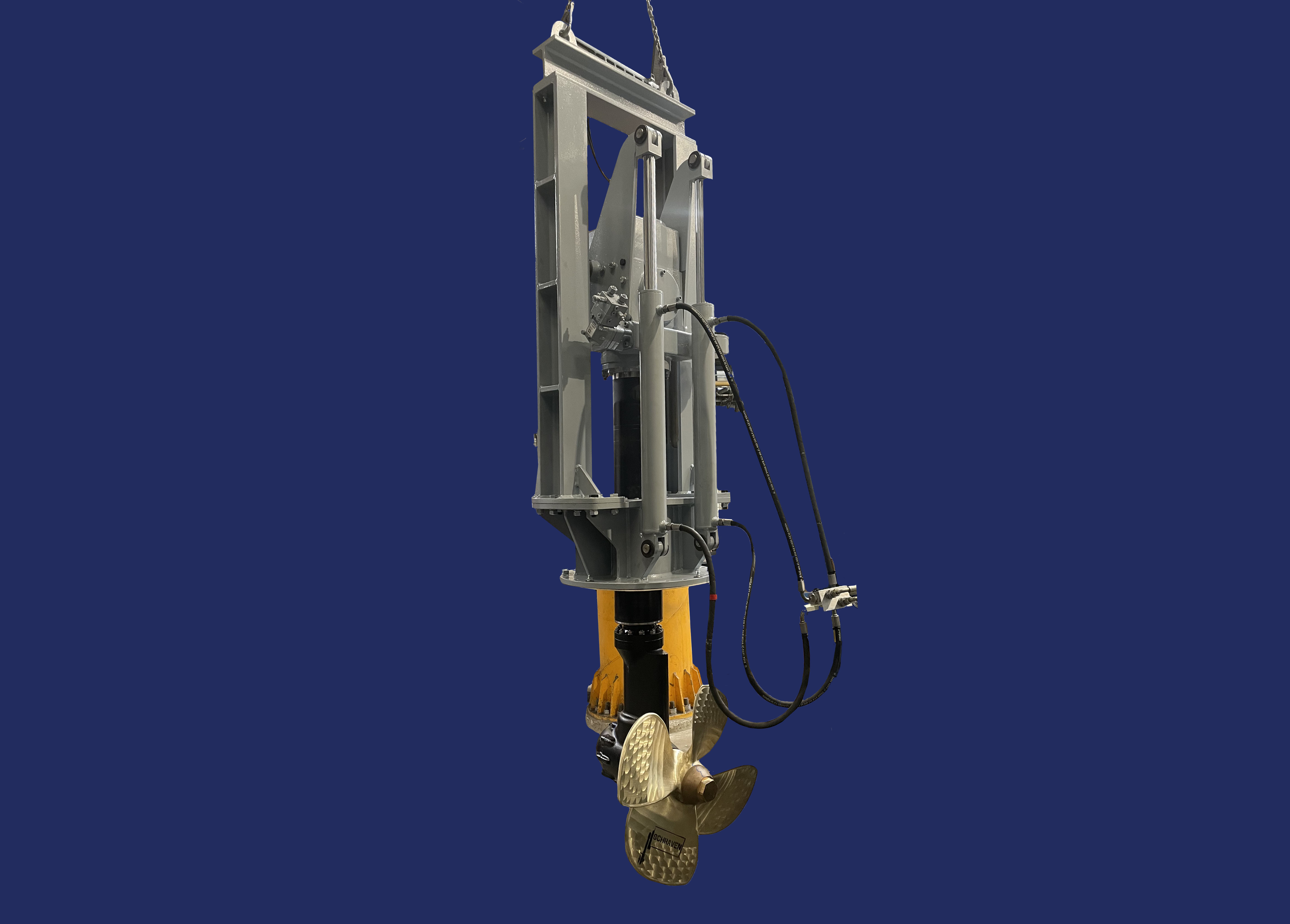 Schraven-aandrijvingen-Schottel- azimuth thruster - rudderpropeller - retractable thruster- 200 KW thruster -10