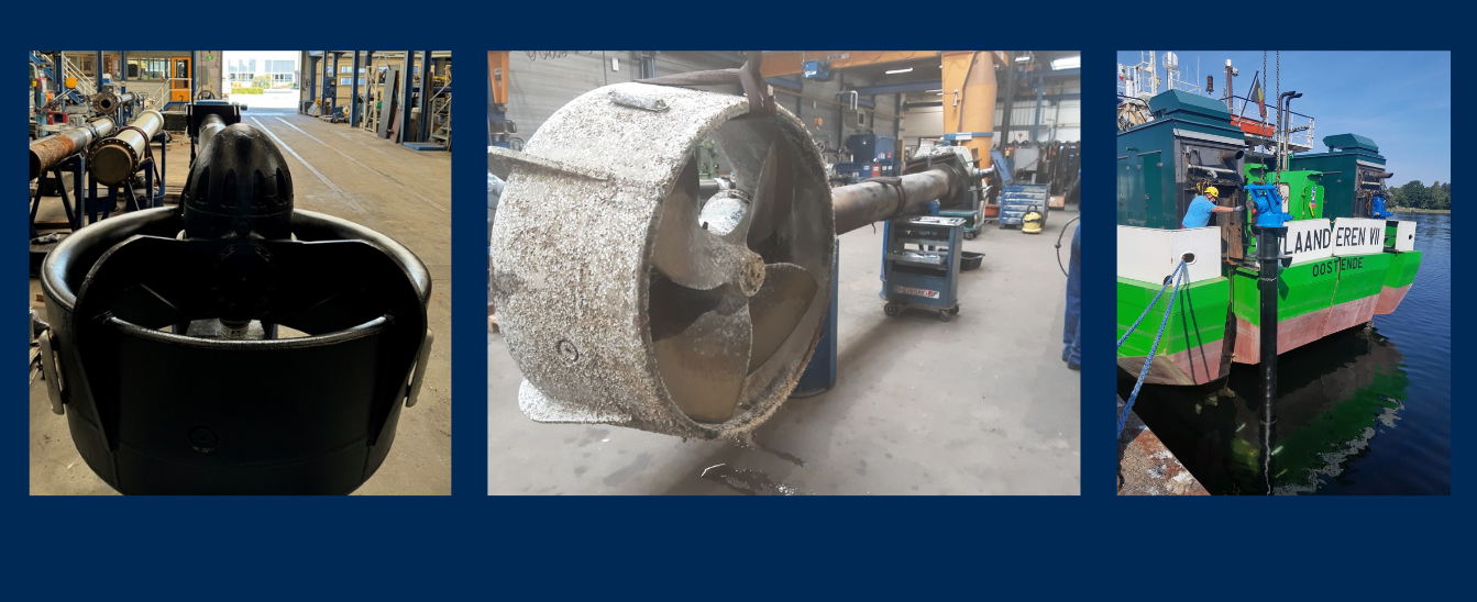 Reparatie HRP400 thruster - Repair HRP400 thruster -