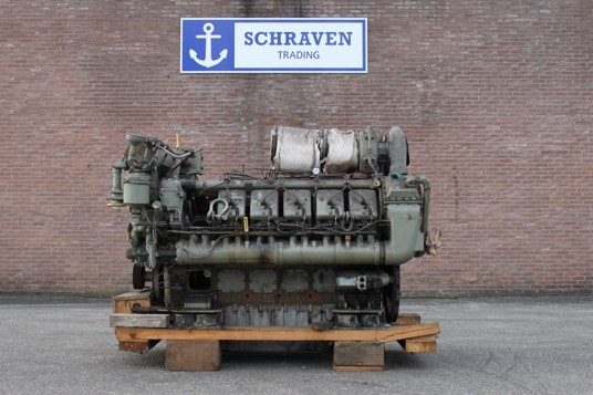 Dieselmotor Mwm Diesel Engine V12 1