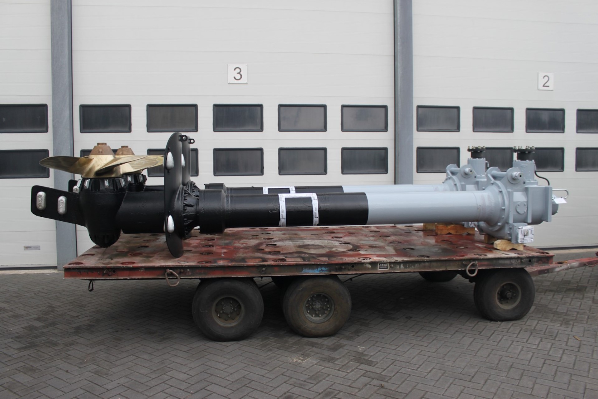 Reparatie Roerpropeller Rudderpropeller Ruderpropeller Jastram Rp06 Parts Z Drive 1