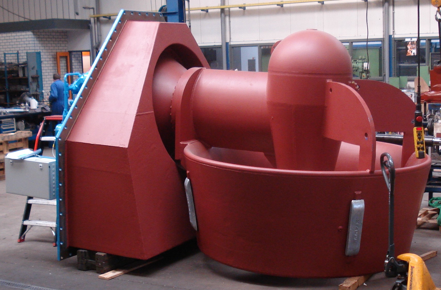 L drive thruster - Thrustmaster - L-drive rudderpropeller - TH1500 - DSC03848