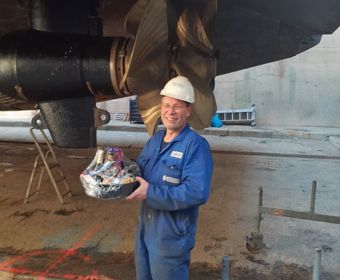 Charles 12,5 jaar in dienst