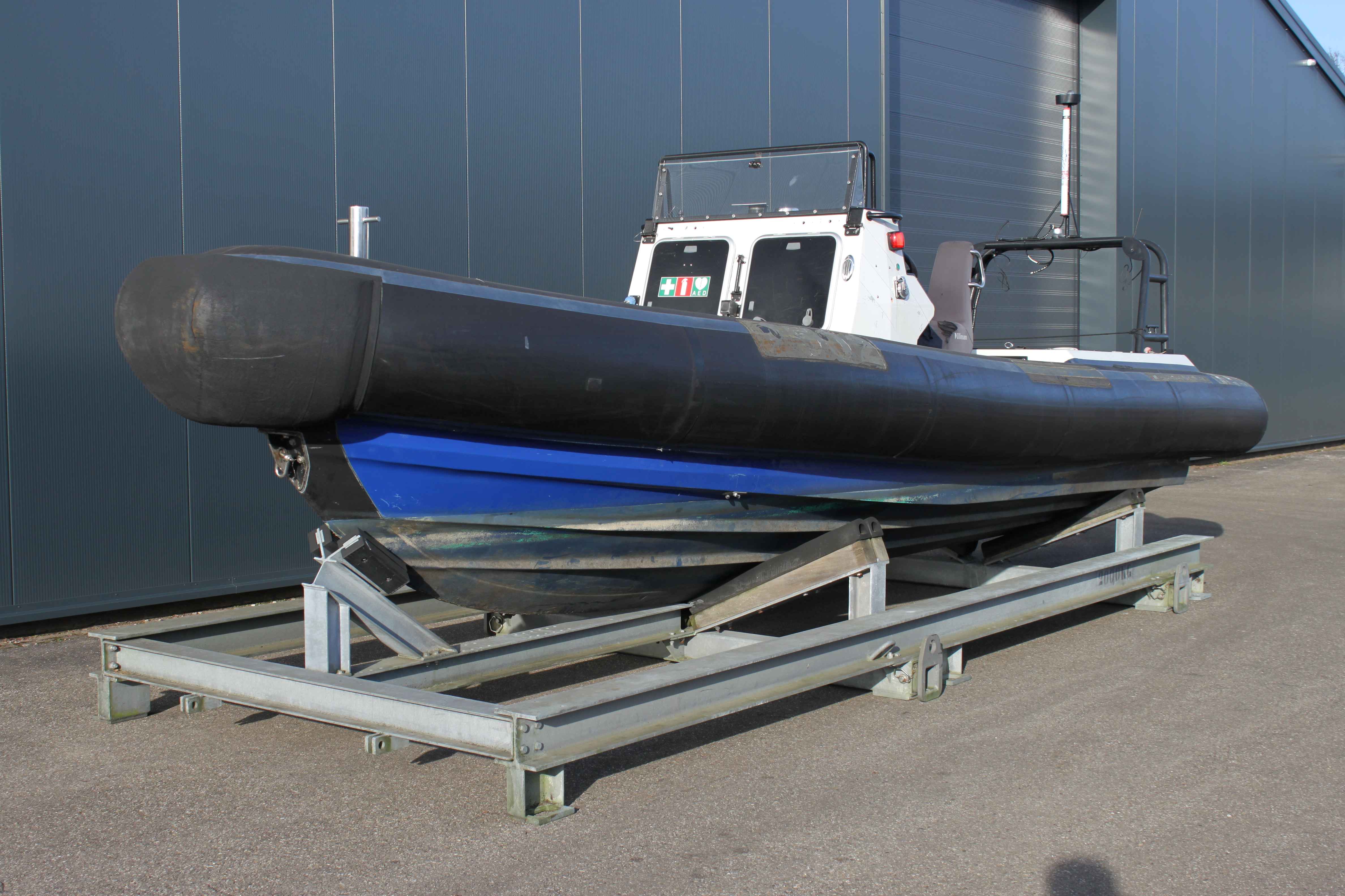 RIB Boat 7.2X2x5m Yanmar ZT370 EX Politieboot (2)