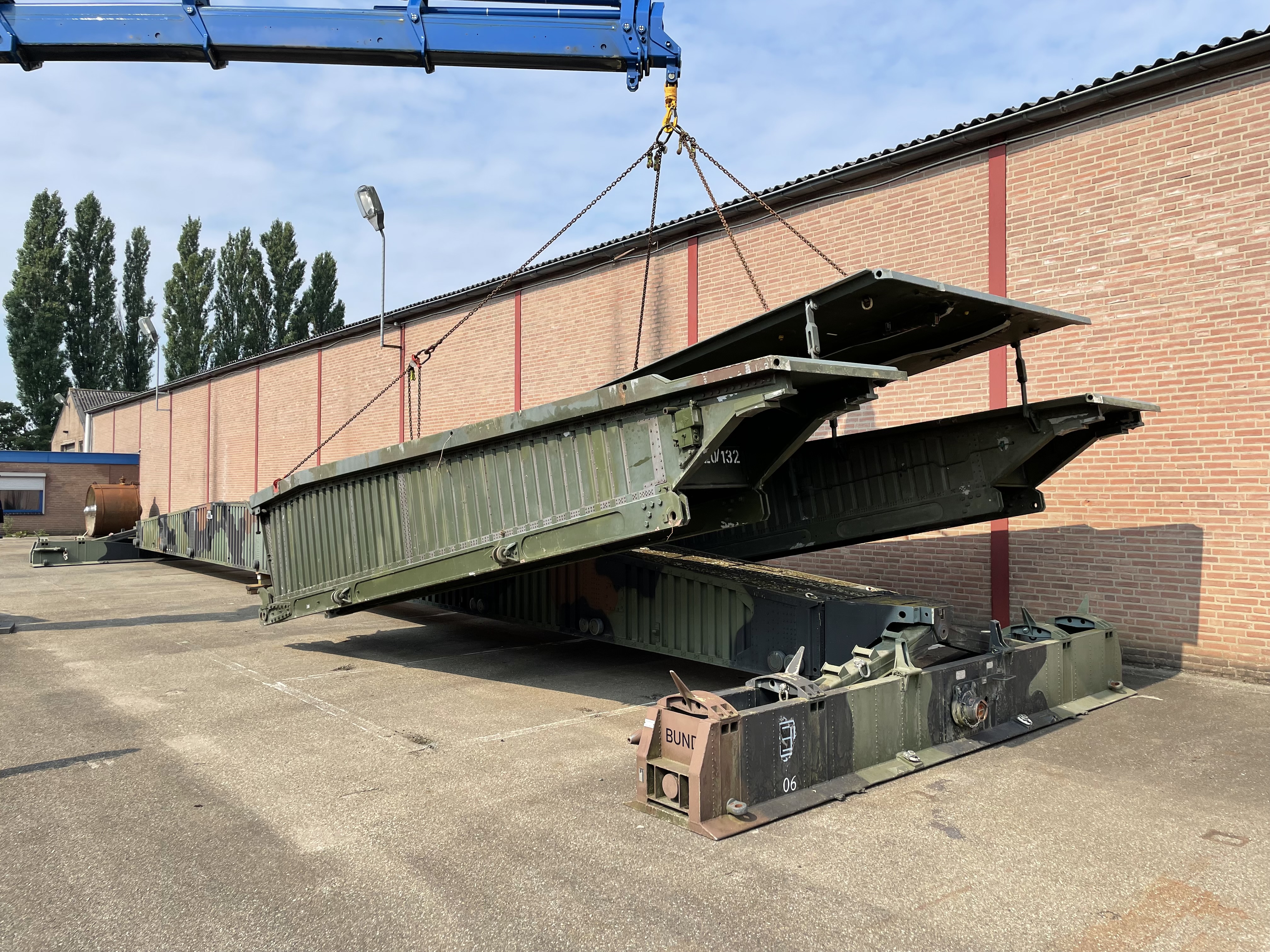 Gebrauchte Klappbrücke - ex Bundeswehr