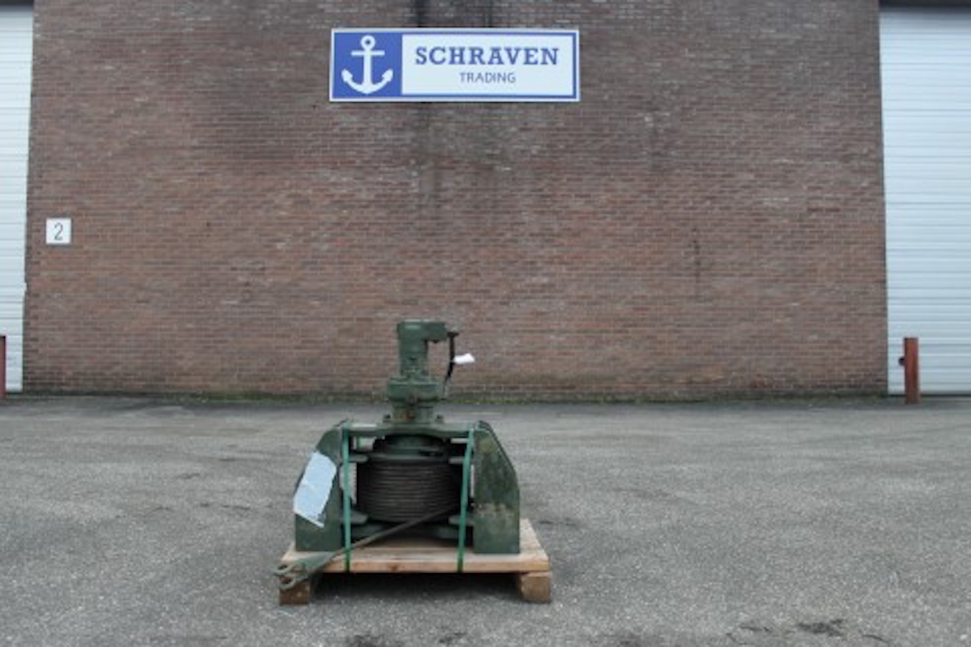 Gebruikte Hydraulische Lier Winde Winch Dp 20K 9 Ton 1