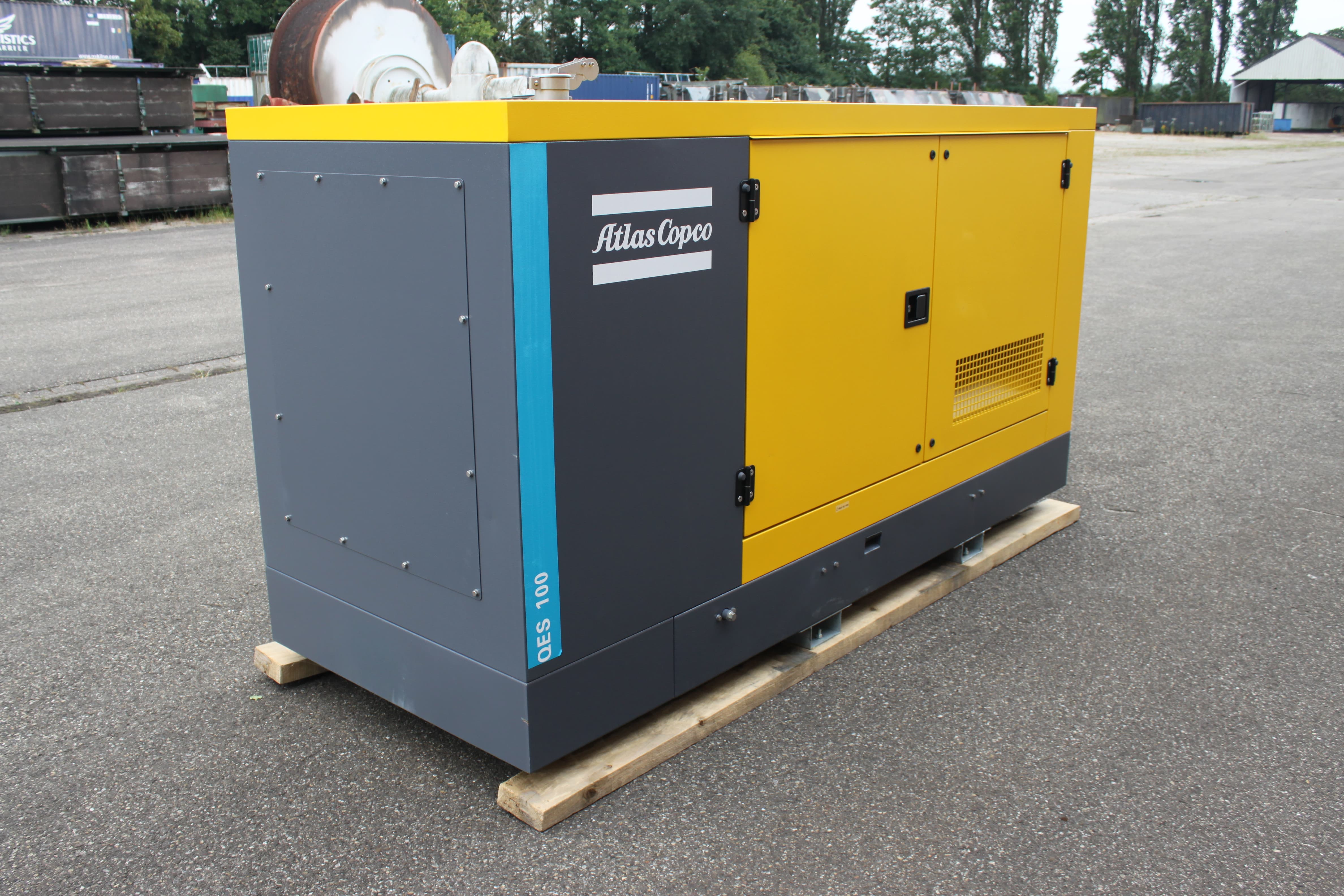IMG 2856 - Dieselgenerator Atlas Copco - Generator 100Kva - Genset unused 100Kva - Stromaggregate Atlas Unbenutzt