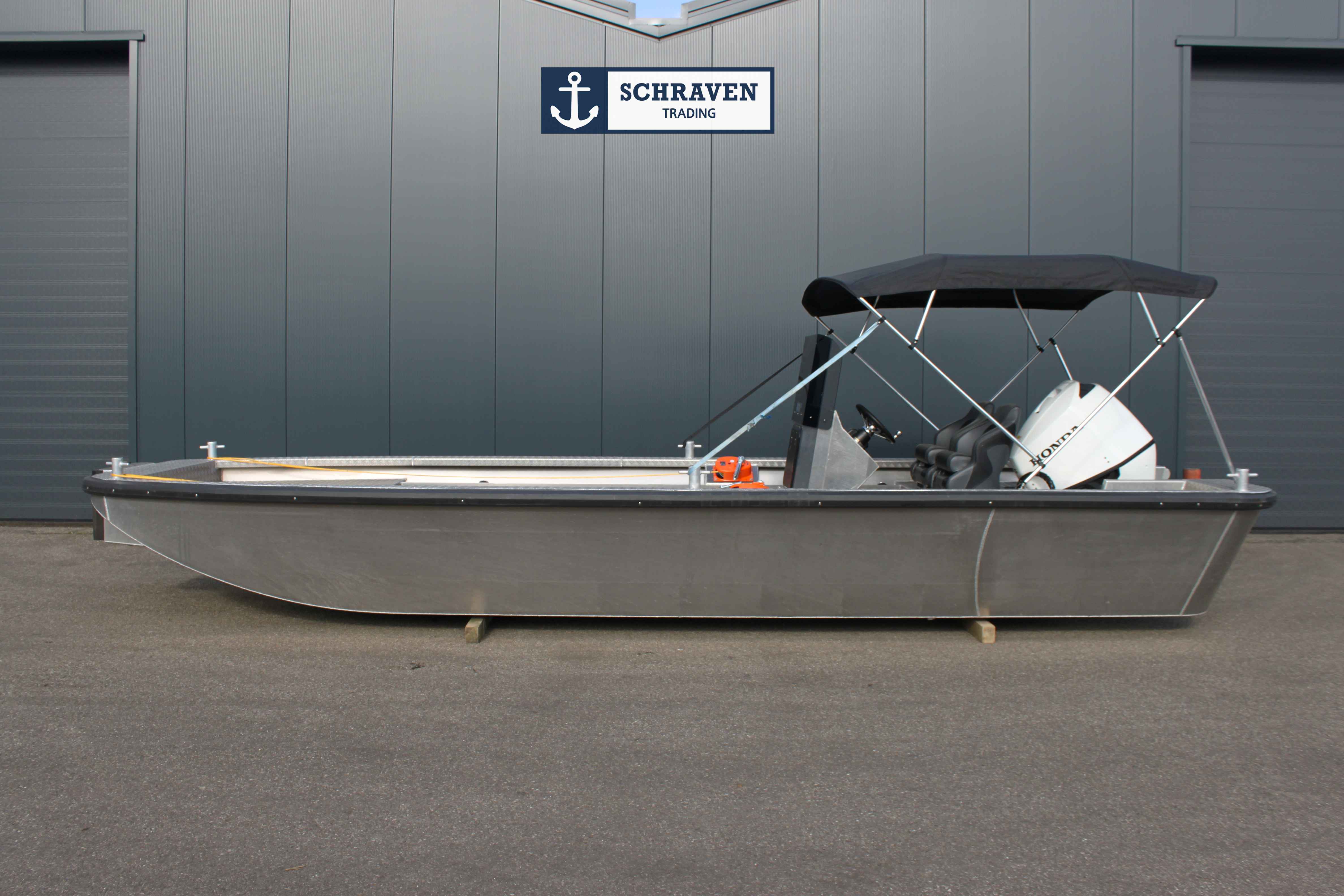 Aluminium Workboat 7,5 M Honda 115HP Aluminium Arbeitsboot (2)