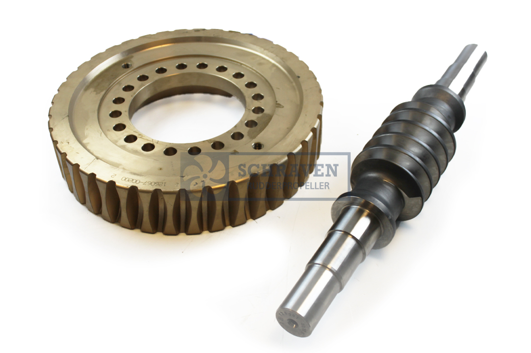 Wormwielset HRP400 - Set of worm wheel C4883/4- Schneckenradsatz C4883/4  - ZF HRP400 3 27 - HRP400 3 28