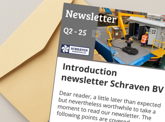 Newsflasch Schraven Rudderpropeller - Thruster spare parts