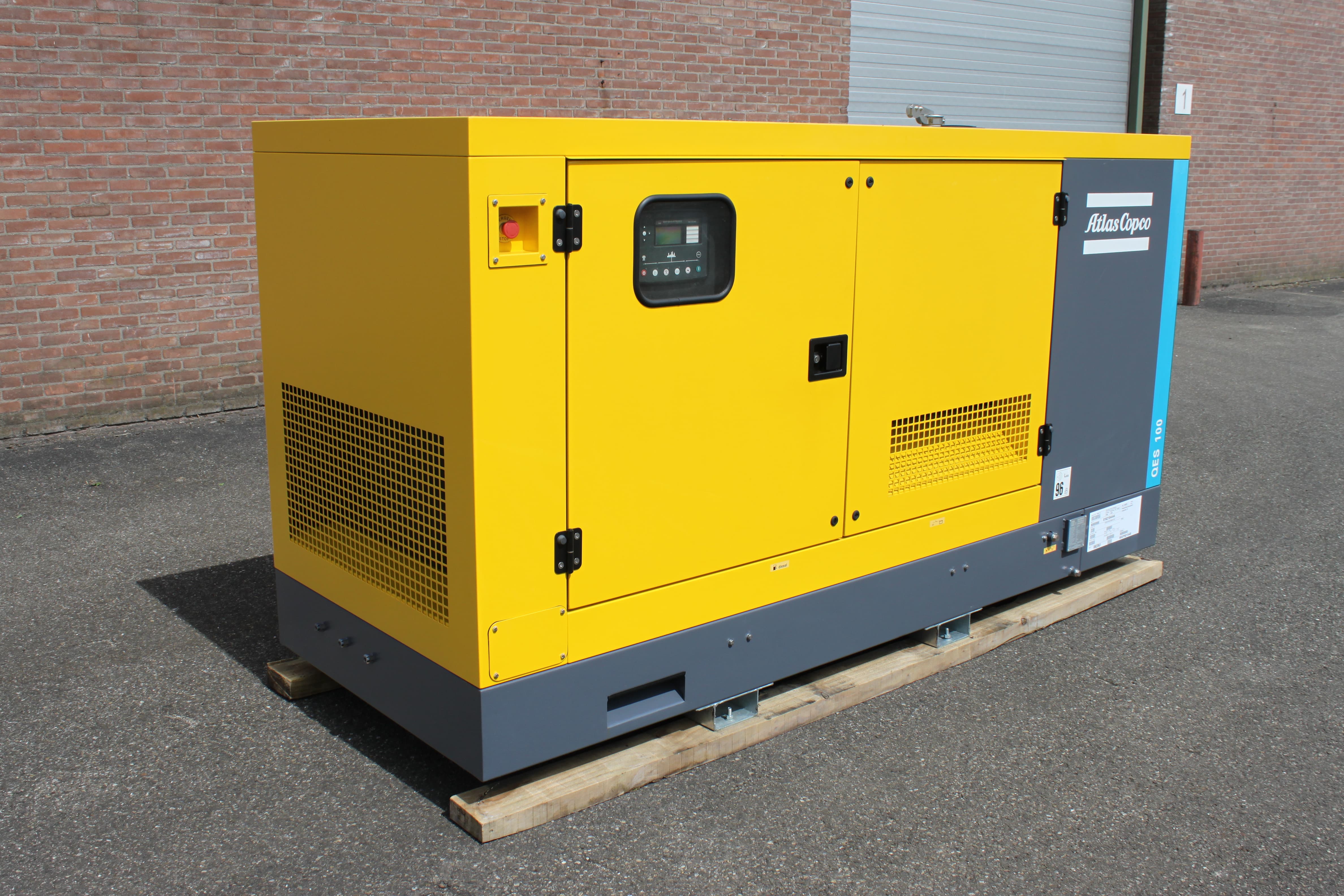 IMG 2865 - Dieselgenerator Atlas Copco - Generator 100Kva - Genset unused 100Kva - Stromaggregate Atlas Unbenutzt