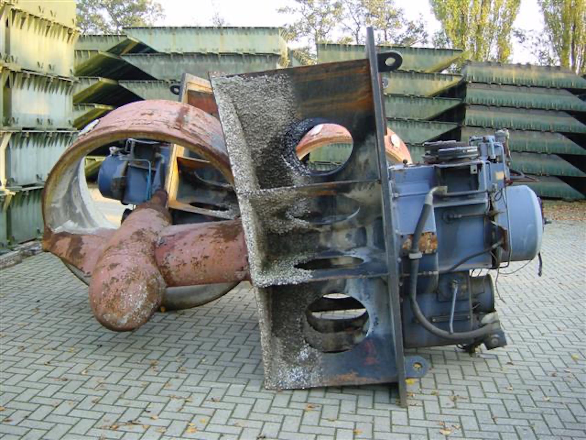 Reparatie Roerpropeller Rudderpropeller Ruderpropeller Aquamaster Us631 Parts Z Drive 2