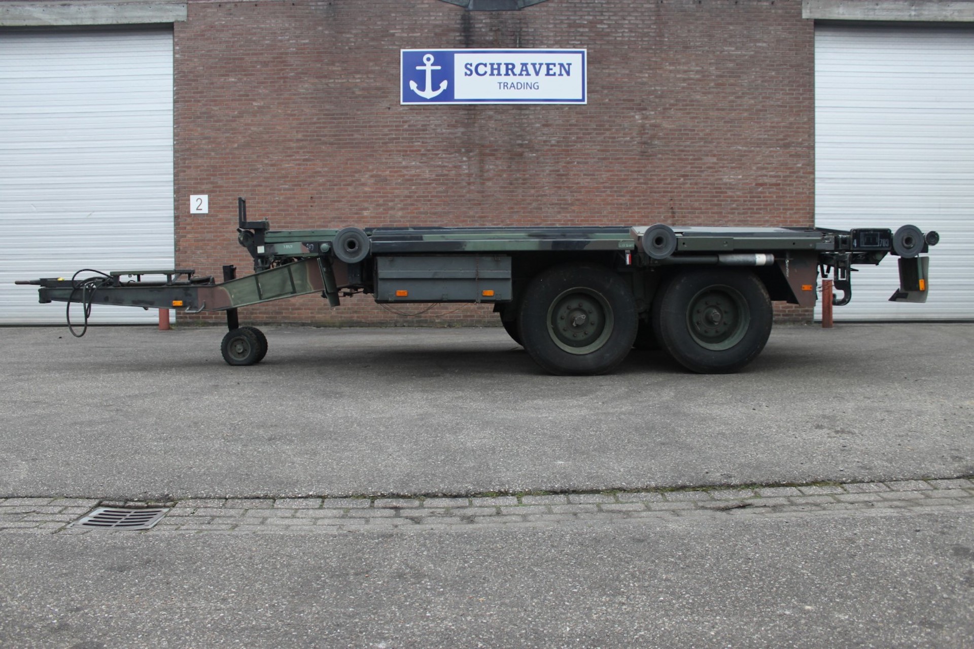 Aanhangwagen Werkboot Schottel M Boot 3 1