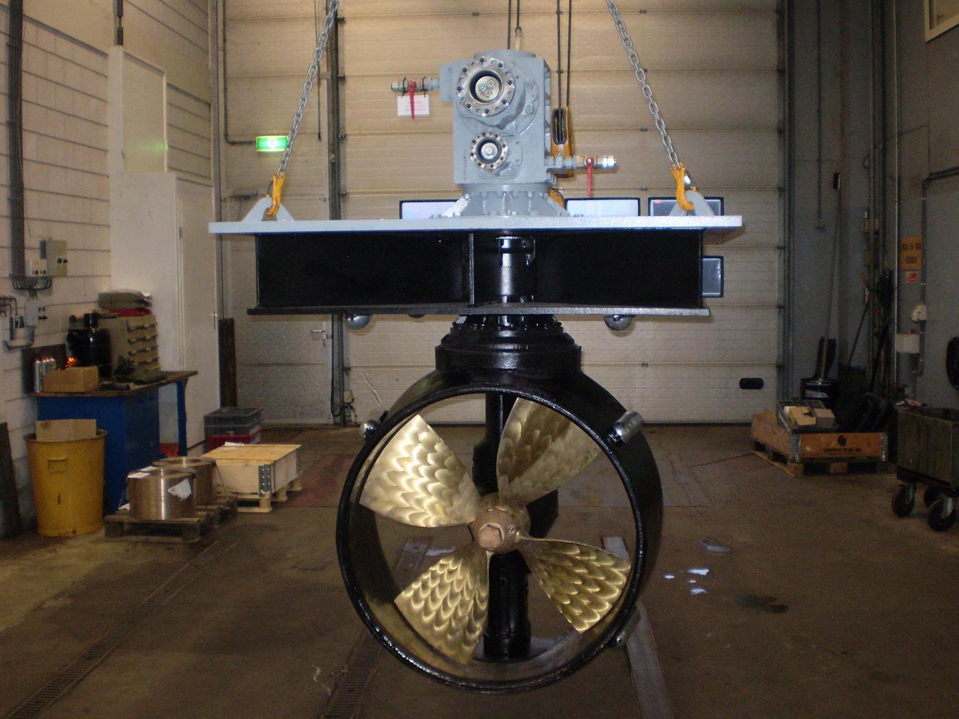 Reparatie Roerpropeller-Rudderpropeller-Schottel Srp150-LDrive Thruster-Azimuth steeringsystem -ZDrive thruster 4