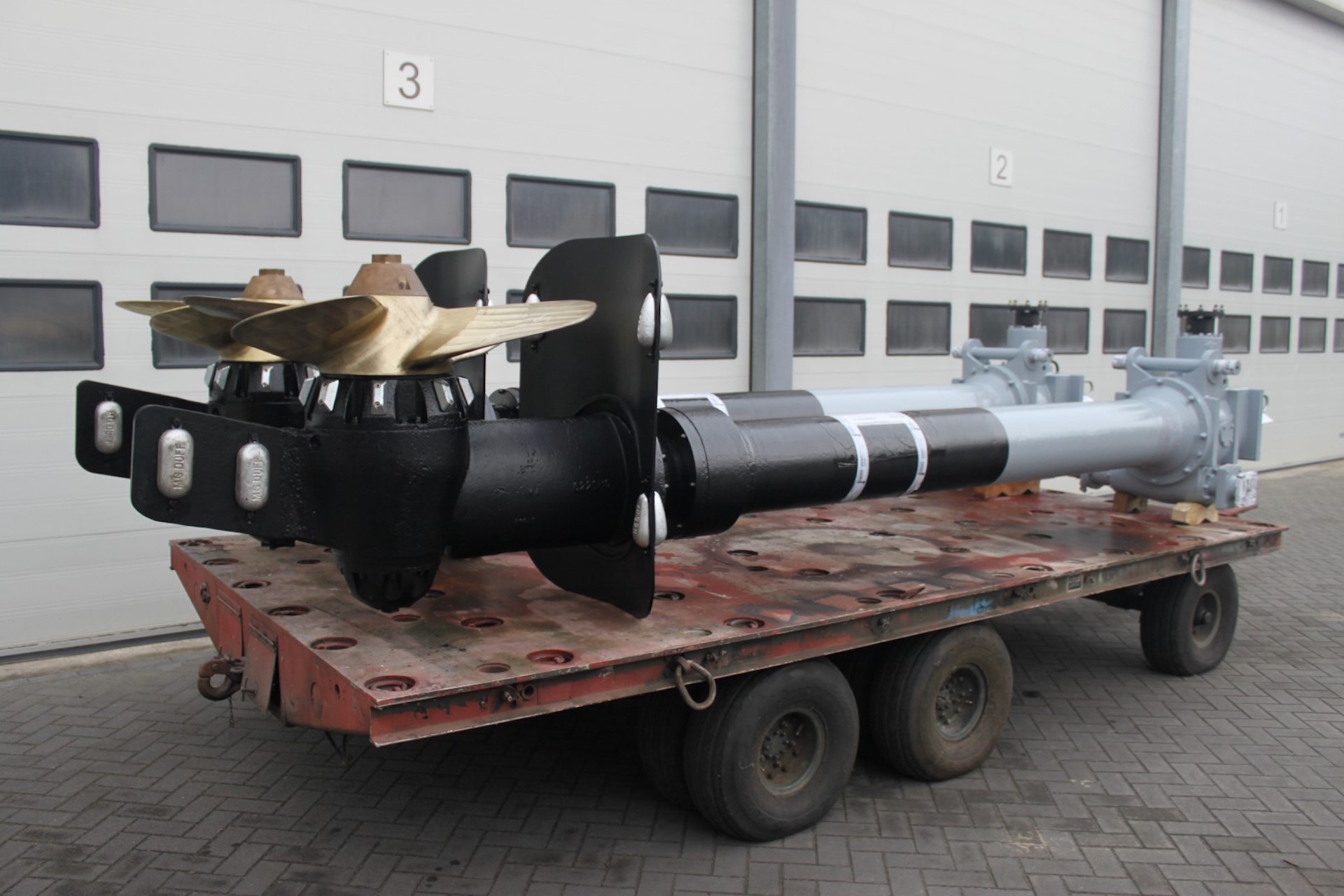 Reparatie Roerpropeller Rudderpropeller Ruderpropeller Jastram Rp06 Parts Z Drive 4