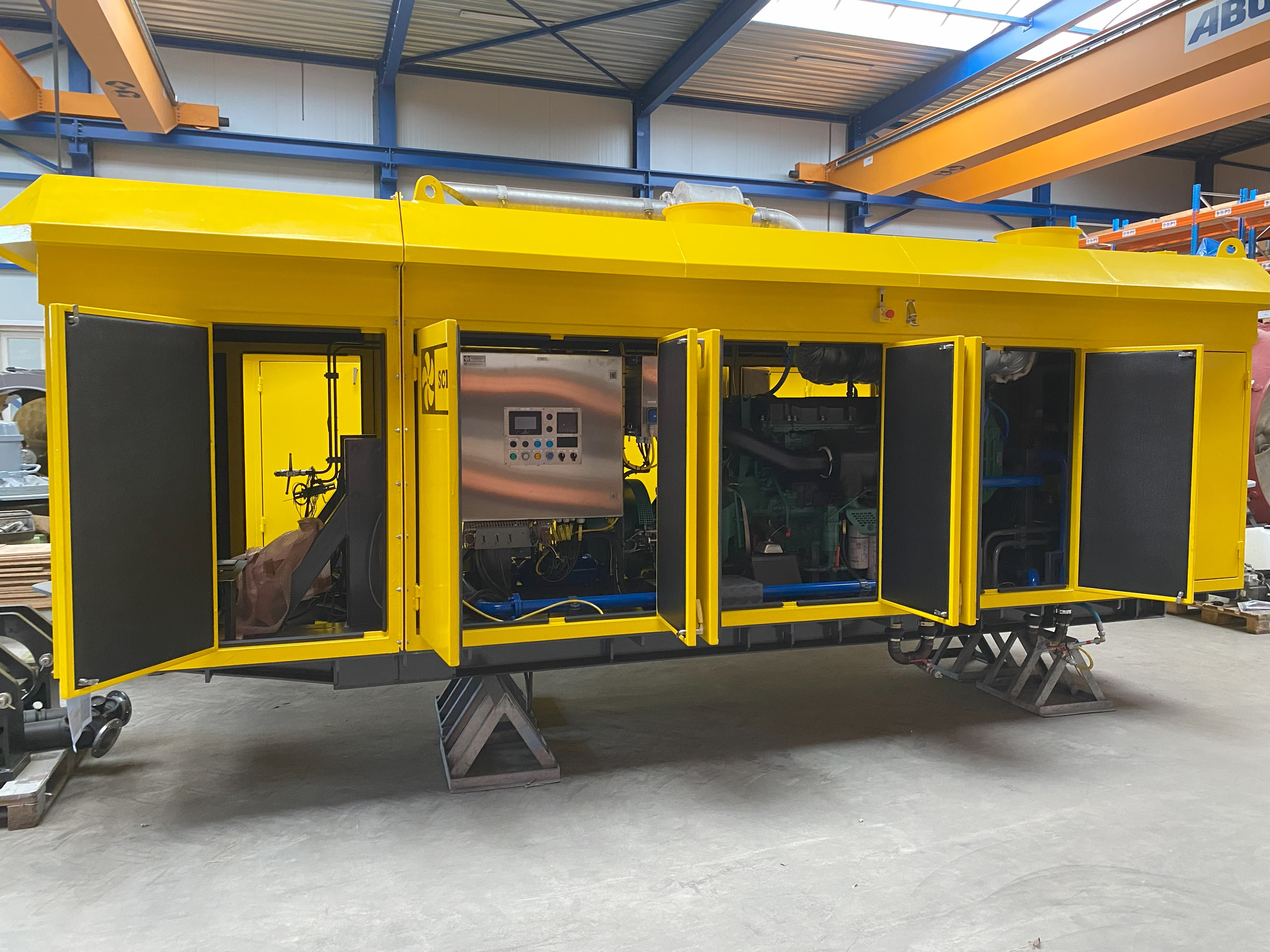 Schraven navigator unit - Schraven deck mounted thruster - Hebo Lift 9