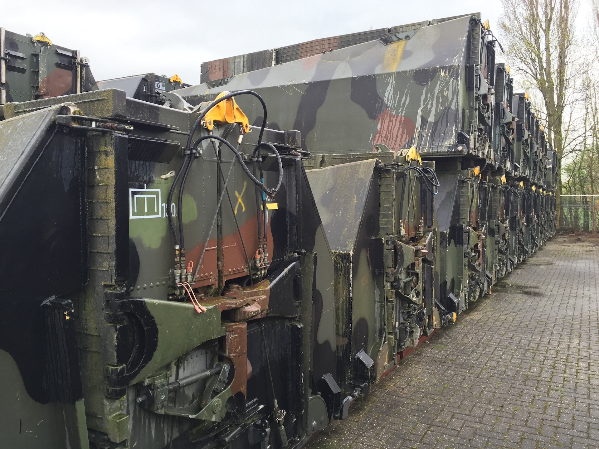 Vouwpontons Faltschwimmbruecke Floating Folding Bridges Ponton 7