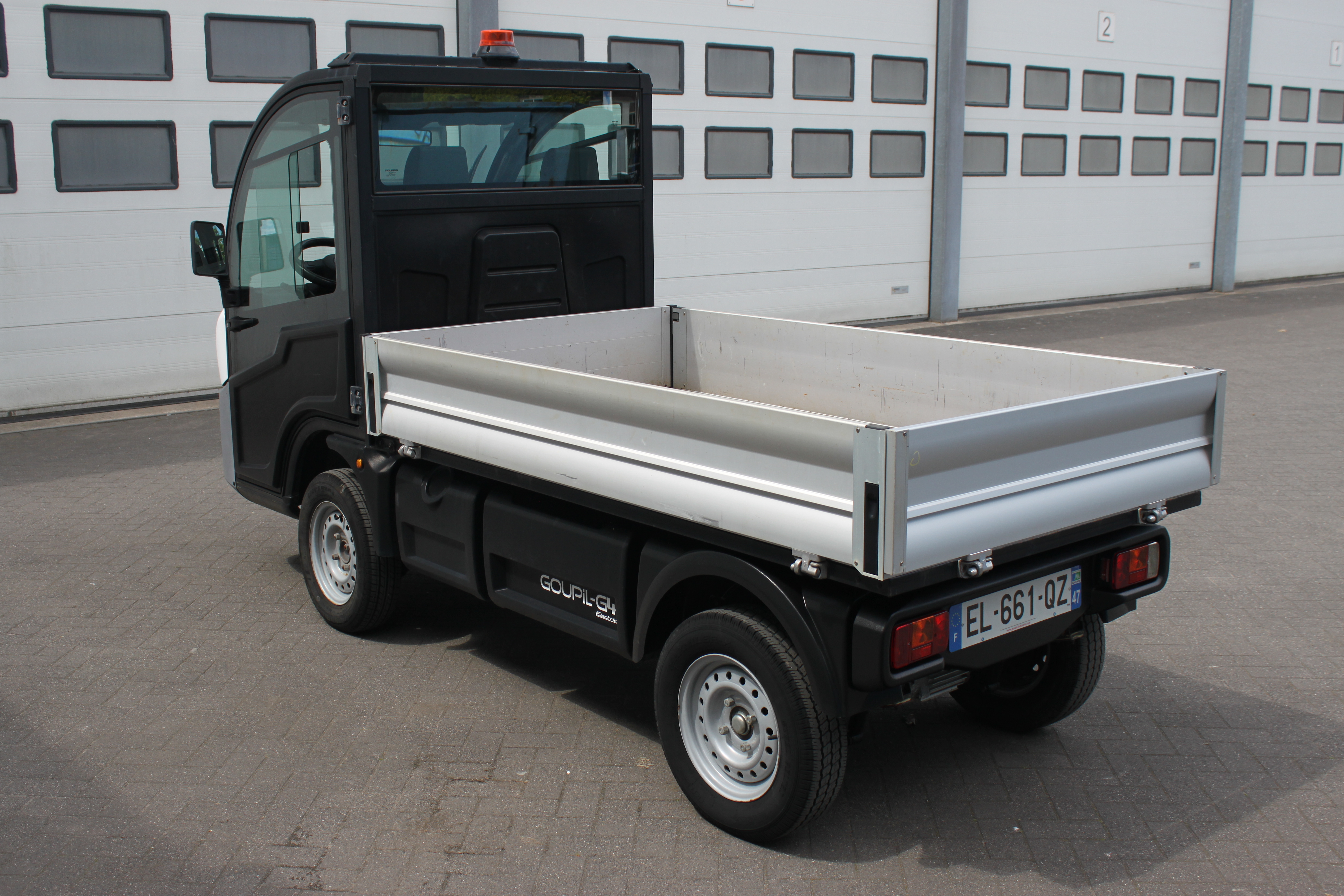 IMG 2813-Goupil g4 - picnic wagentje - gemeentewerk wagentje - plantsoendienst auto -Stadtauto - Elektrotransporter- Goupil Kipper Transportfahrzeug