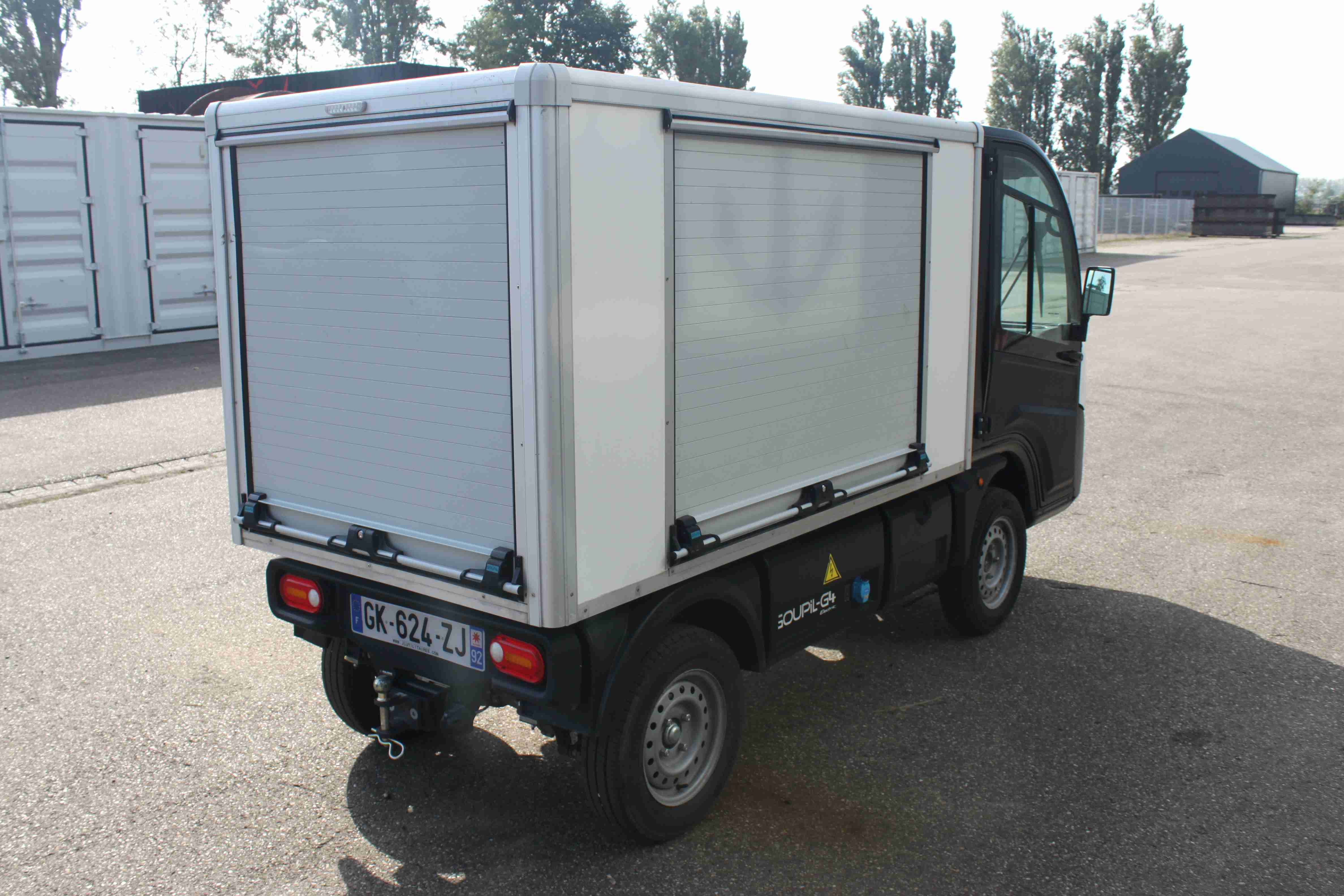 IMG 4033 Goupil G4 Picnic Wagentje Gemeentewerk Wagentje Plantsoendienst Auto Stadtauto Elektrotransporter Goupil Kipper Transportfahrzeug