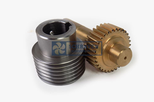 Wormwielset 2006626-2006625-Schottel Schneckenradsatz S130 -Set of worm wheel for Schottel S130