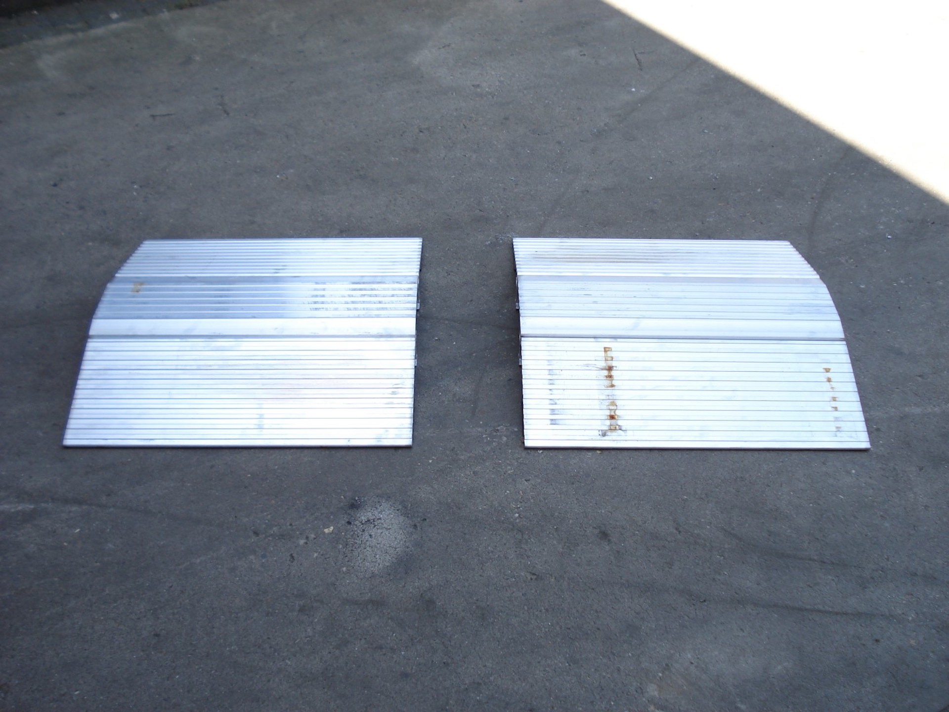 Oprijplaat Slangenbruggen Kabelgoten Aluminium 8