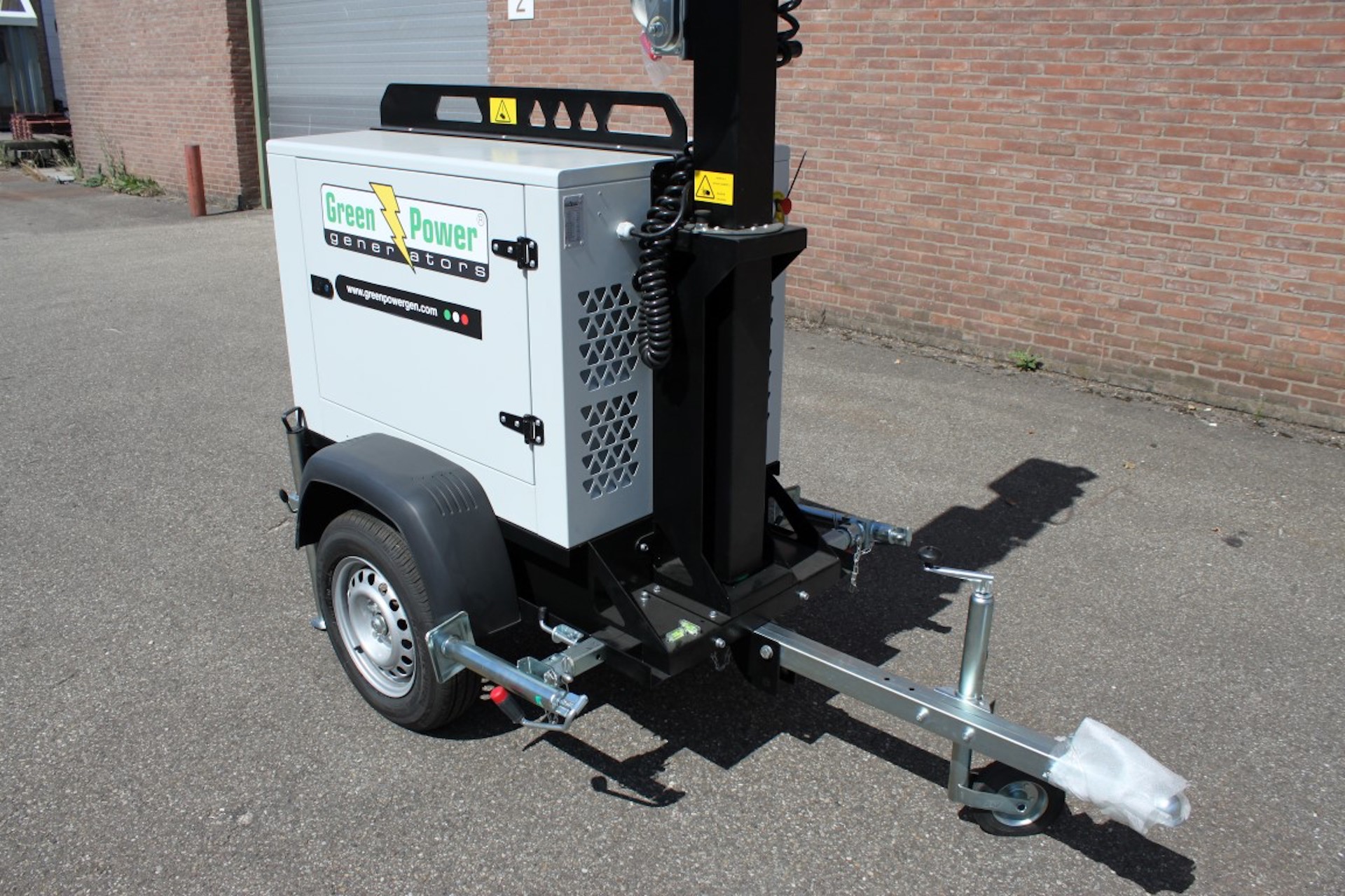 Mobile Light Tower Generator - Green Power