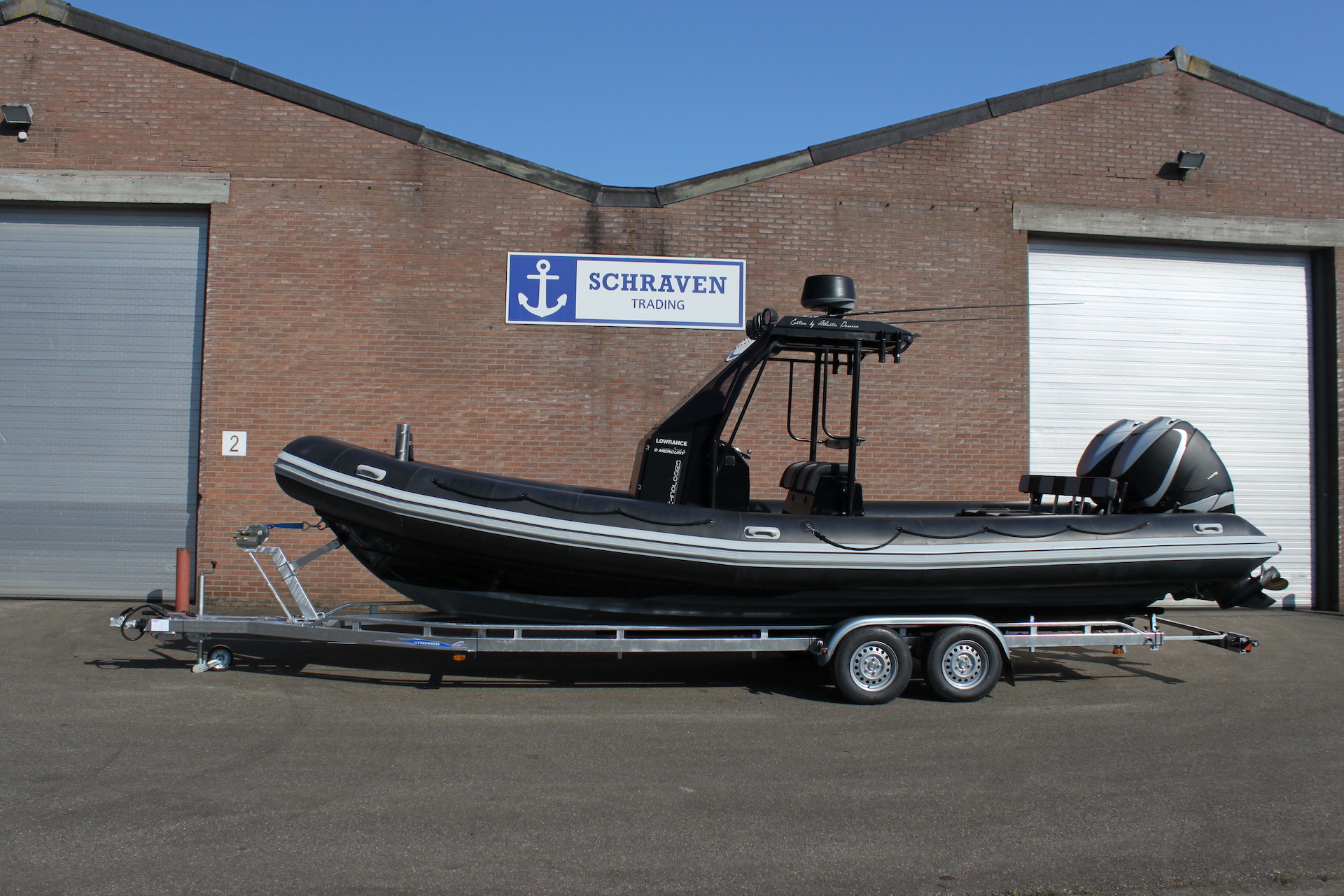 Valiant Patrol RIB boat 850 - 2x250 HP - Mercury Verado