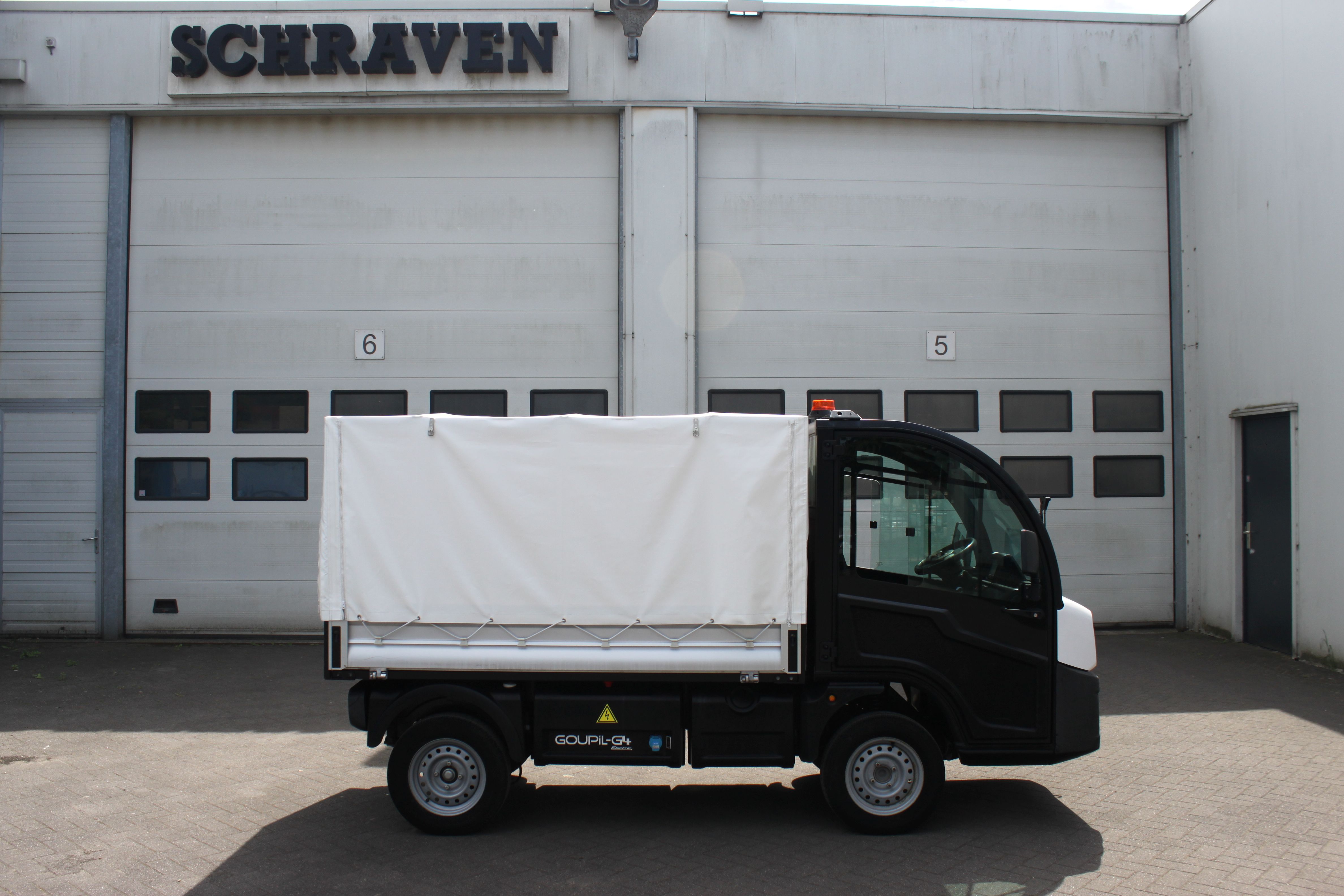 IMG 2799-Goupil g4 - picnic wagentje - gemeentewerk wagentje - plantsoendienst auto -Stadtauto - Elektrotransporter- Goupil Kipper Transportfahrzeug