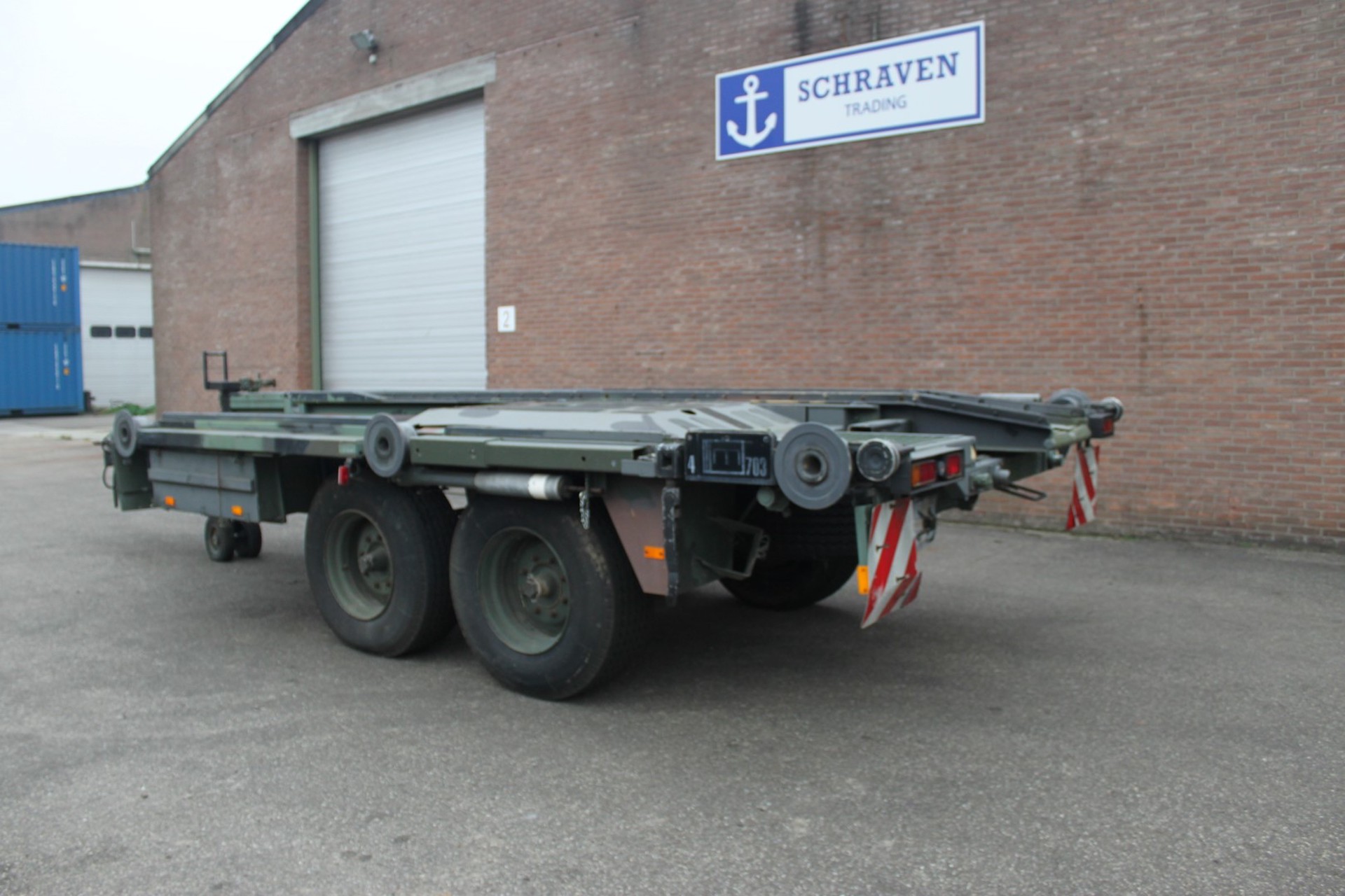 Aanhangwagen Werkboot Schottel M Boot 3 2