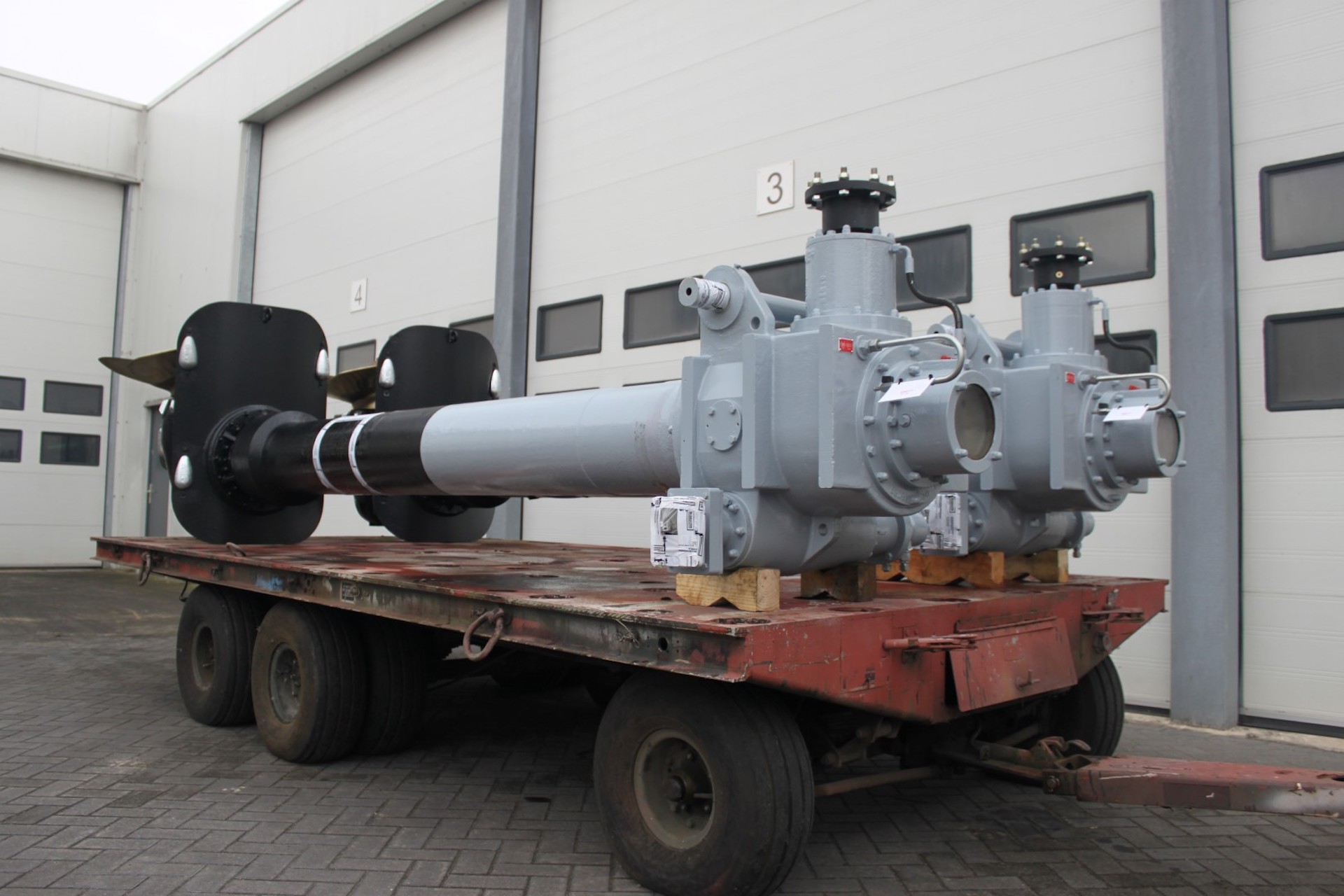 Reparatie Roerpropeller Rudderpropeller Ruderpropeller Jastram Rp06 Parts Z Drive 3