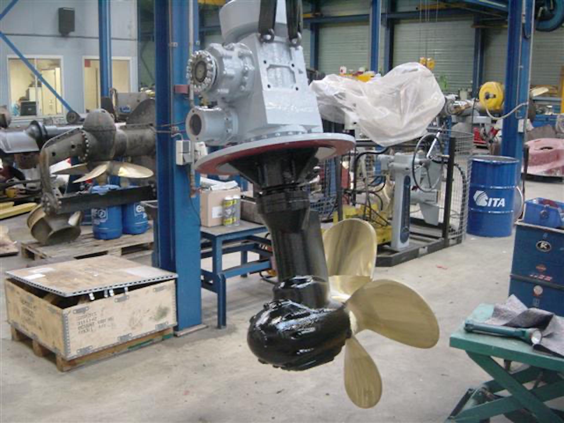 Reparatie-Roerpropeller-Ruderpropeller-Schottel-SRP103-Parts-ZDrive-LDrive Thruster-Azimuth steeringsystem-2