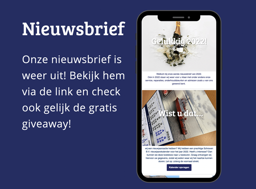 Newsletter Schraven Q4 2022 - Azimuth thruster repair - Schraven Thruster repair- Schraven rudderpropeller