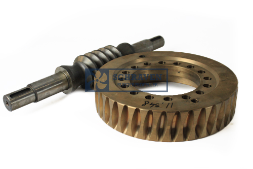 Wormwielset  Set of worm wheel  B13562/10/11- Schneckenradsatz ZF  - Ersatzteile HRP3000 - Spare parts HRP 3000 - HRP3000
