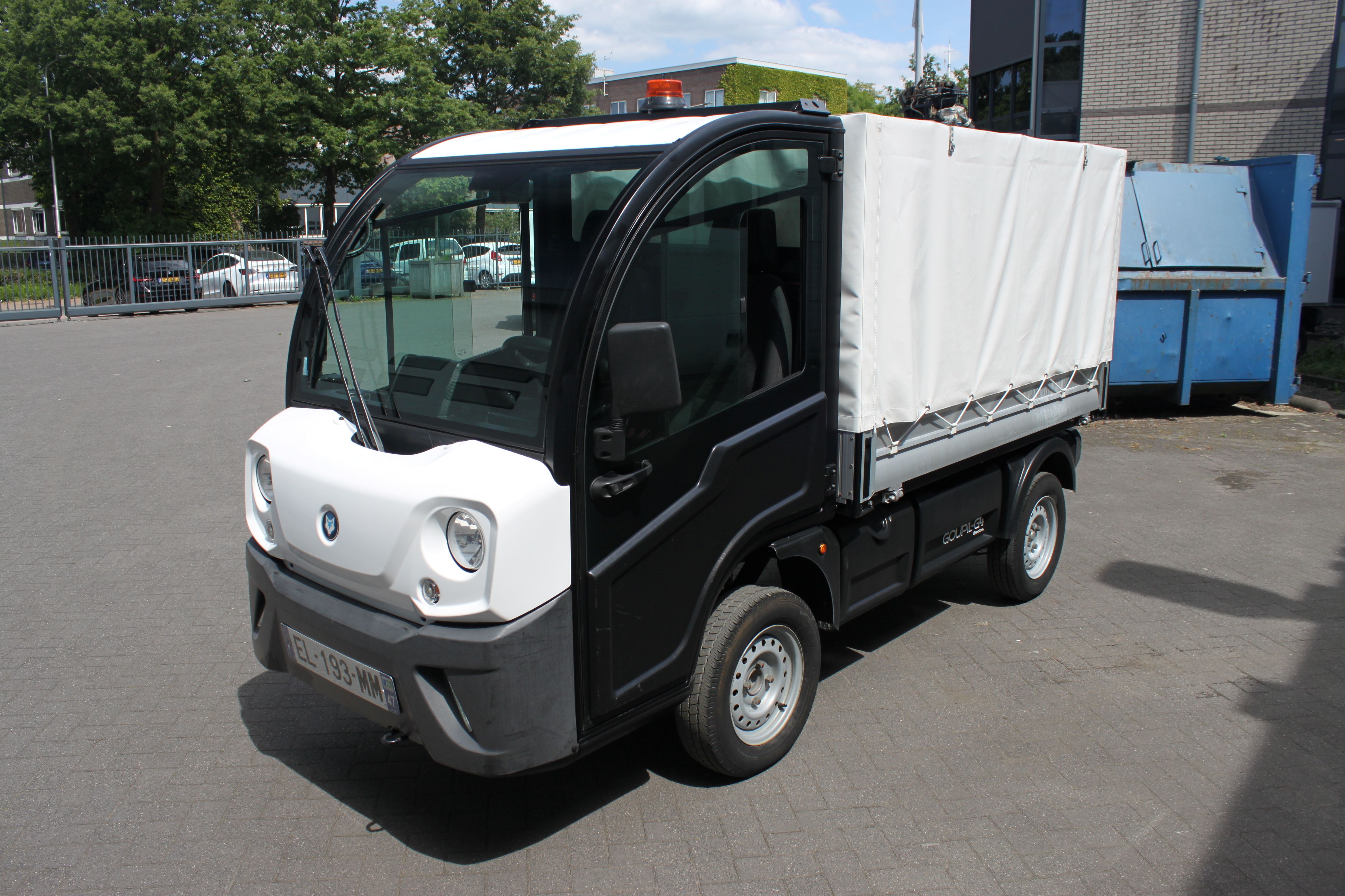 IMG 2804-Goupil g4 - picnic wagentje - gemeentewerk wagentje - plantsoendienst auto -Stadtauto - Elektrotransporter- Goupil Kipper Transportfahrzeug