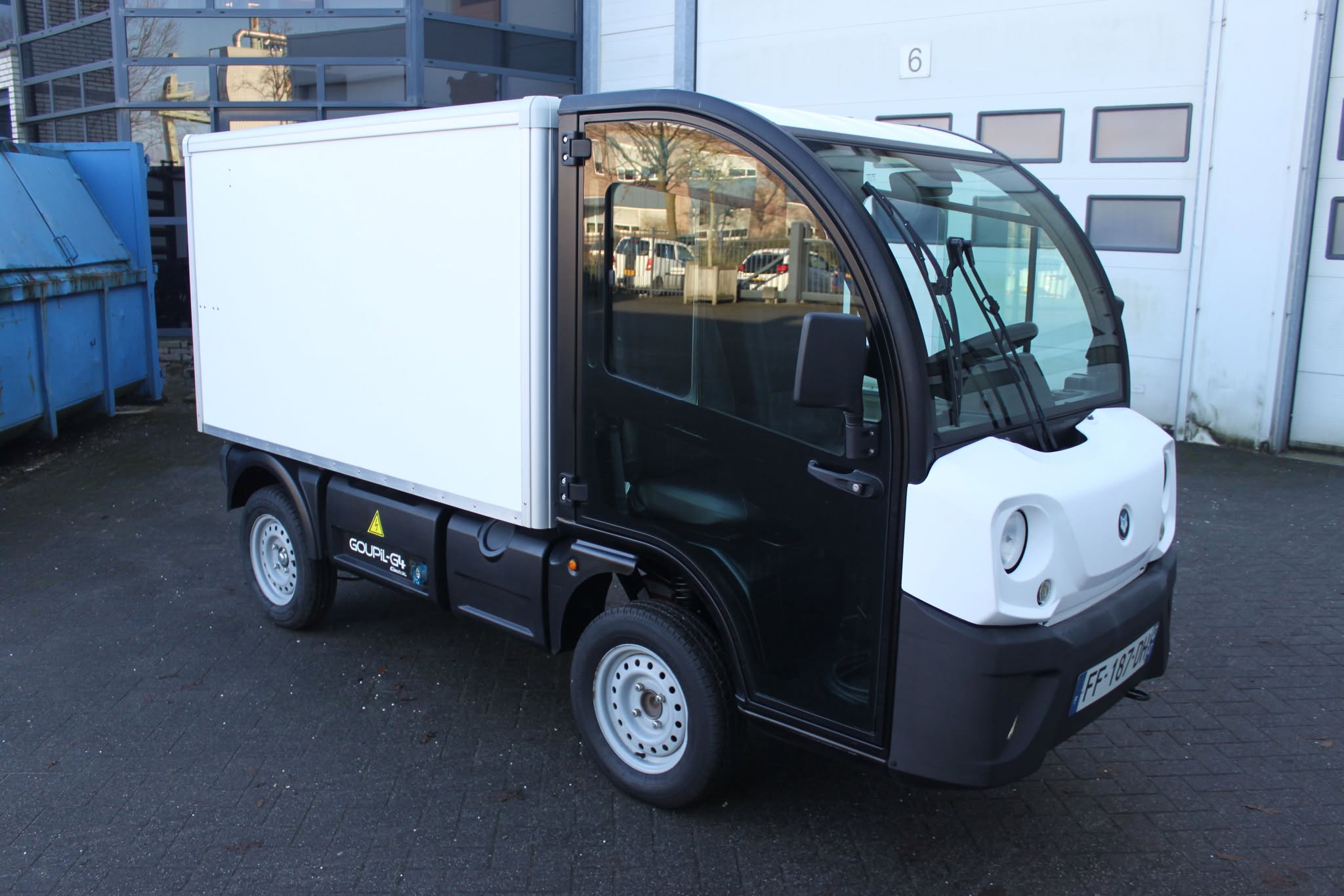 Goupil g4 - picnic wagentje - gemeentewerk wagentje - plantsoendienst auto -Stadtauto - Elektrotransporter- Goupil Kipper Transportfahrzeug-717 7