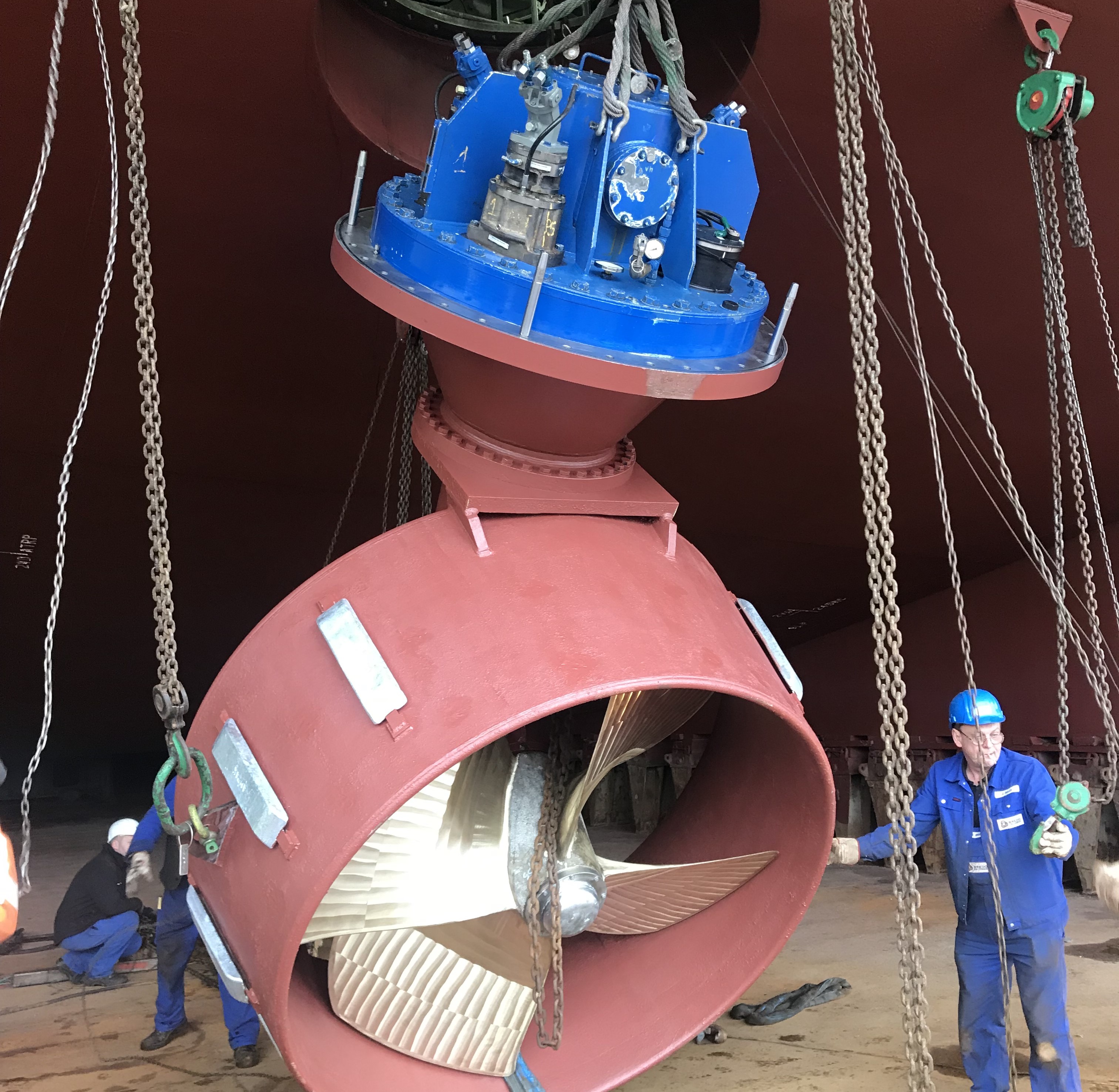 L drive thruster - Thrustmaster - L-drive rudderpropeller - TH1250 - IMG 0667