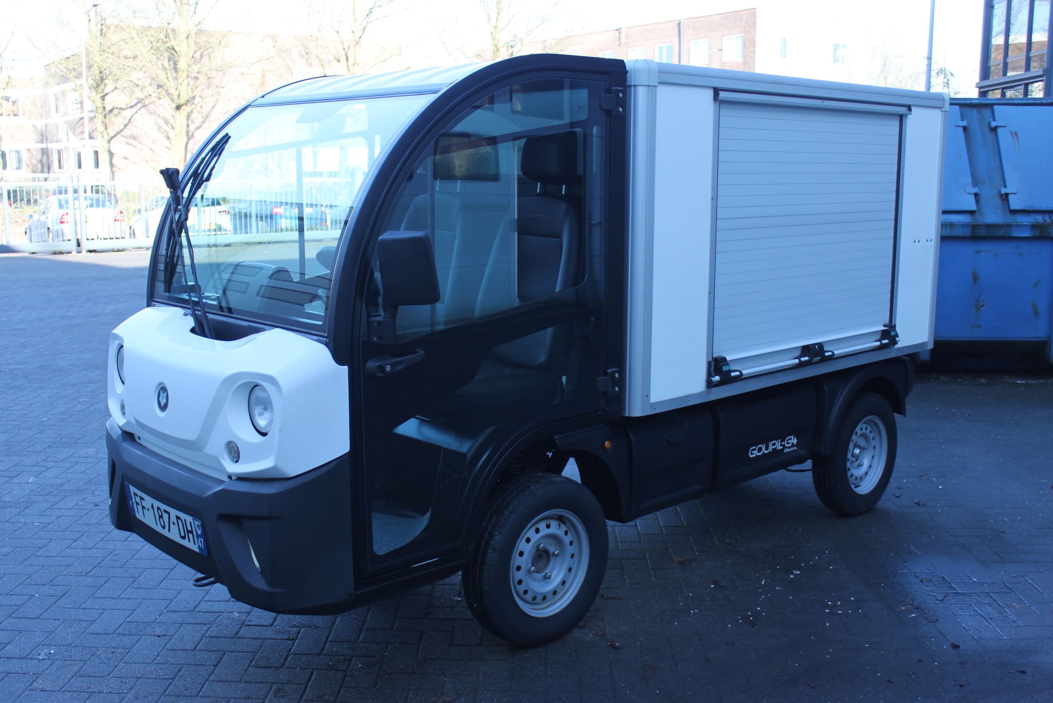 Goupil g4 - picnic wagentje - gemeentewerk wagentje - plantsoendienst auto -Stadtauto - Elektrotransporter- Goupil Kipper Transportfahrzeug-717 4