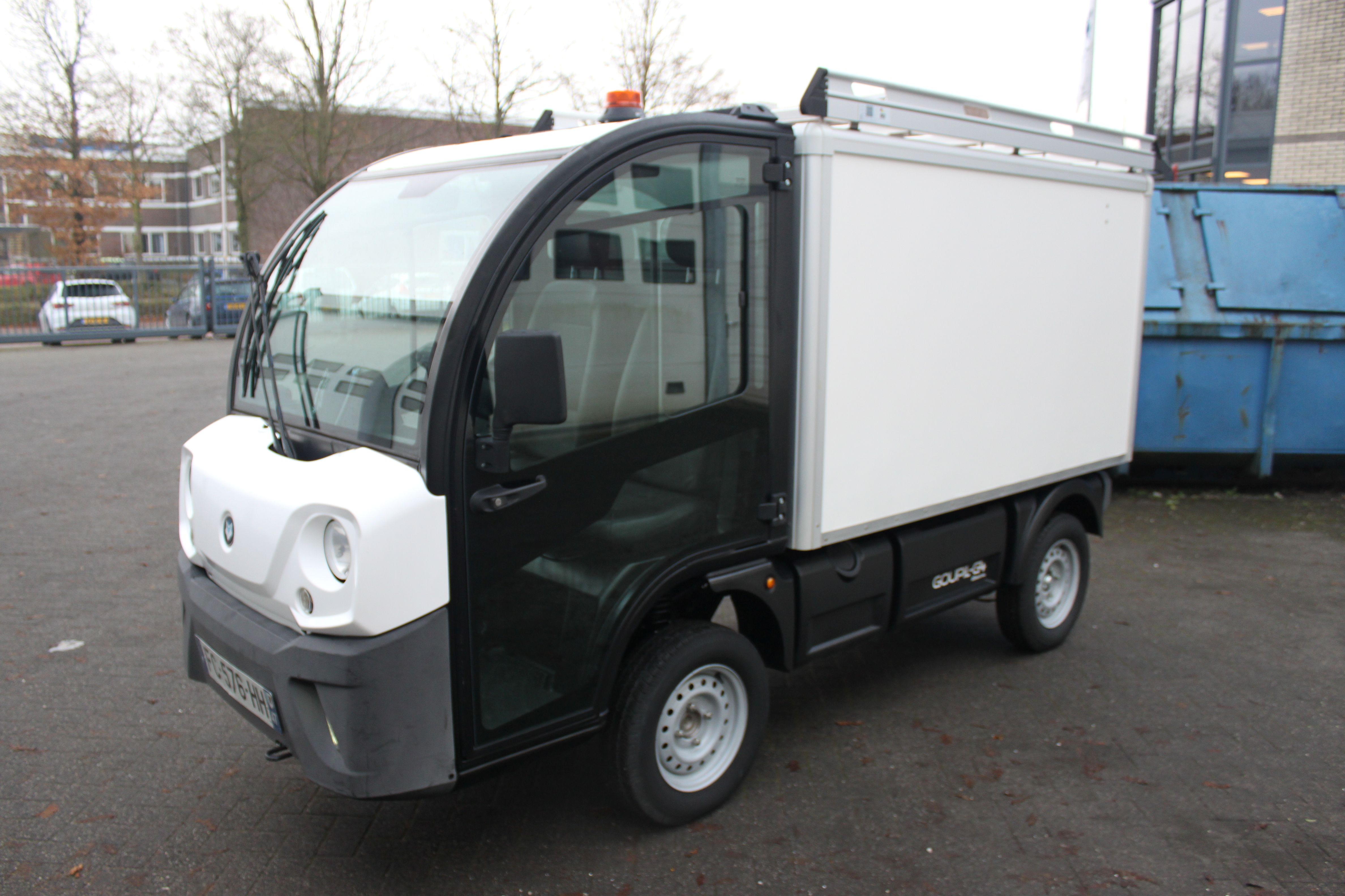 Goupil- picnic wagentje - gemeentewerk wagentje - plantsoendienst auto -Stadtauto - Elektrotransporter- Goupil Kipper Transportfahrzeug-IMG 2645