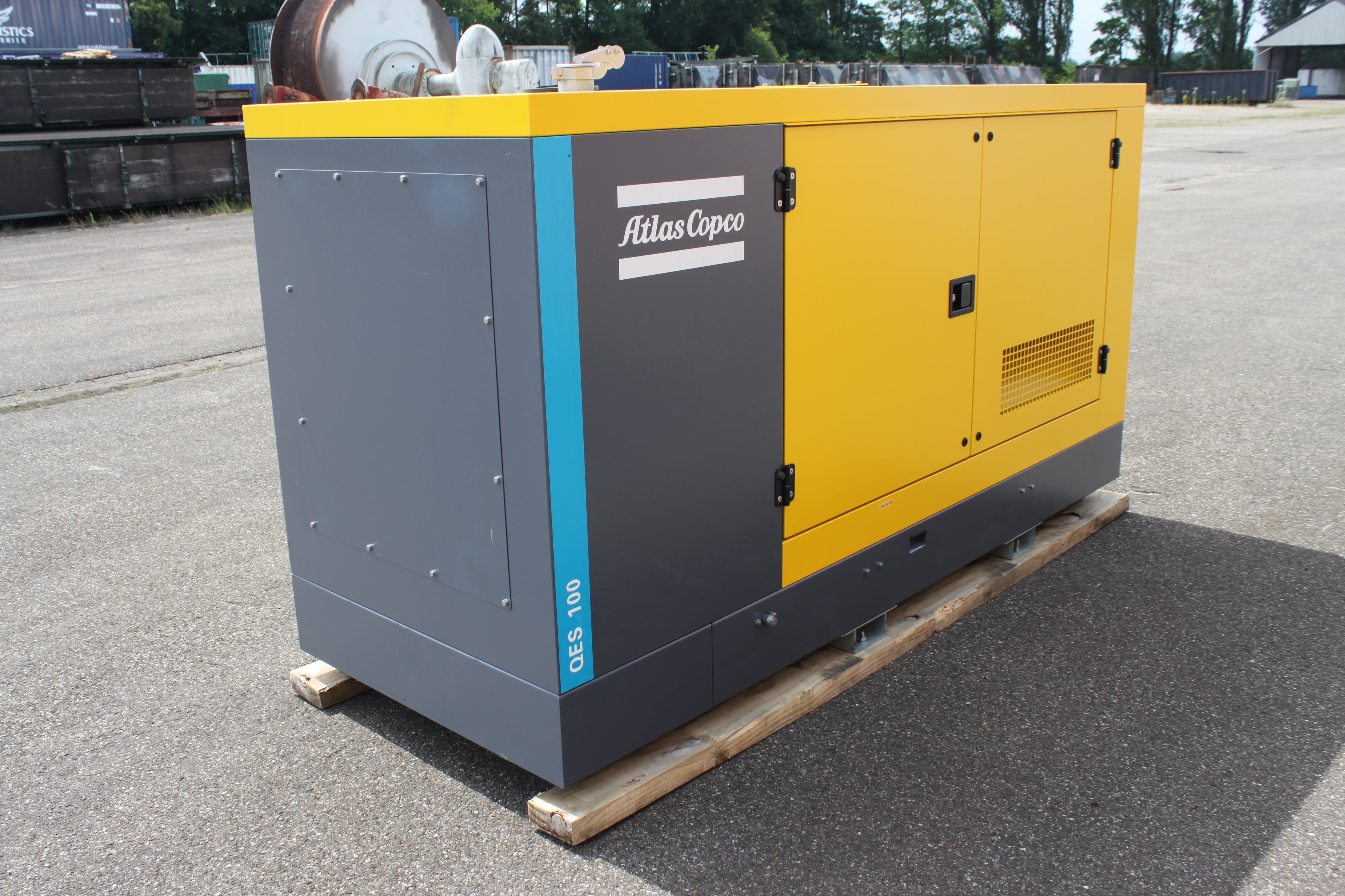IMG 2867 - Dieselgenerator Atlas Copco - Generator 100Kva - Genset unused 100Kva - Stromaggregate Atlas Unbenutzt