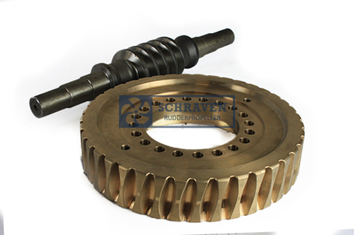 Wormwielset HRP400 - Set of worm wheel B13336/12 - B13336/13 Schneckenradsatz  - HRP 400 3 27+28