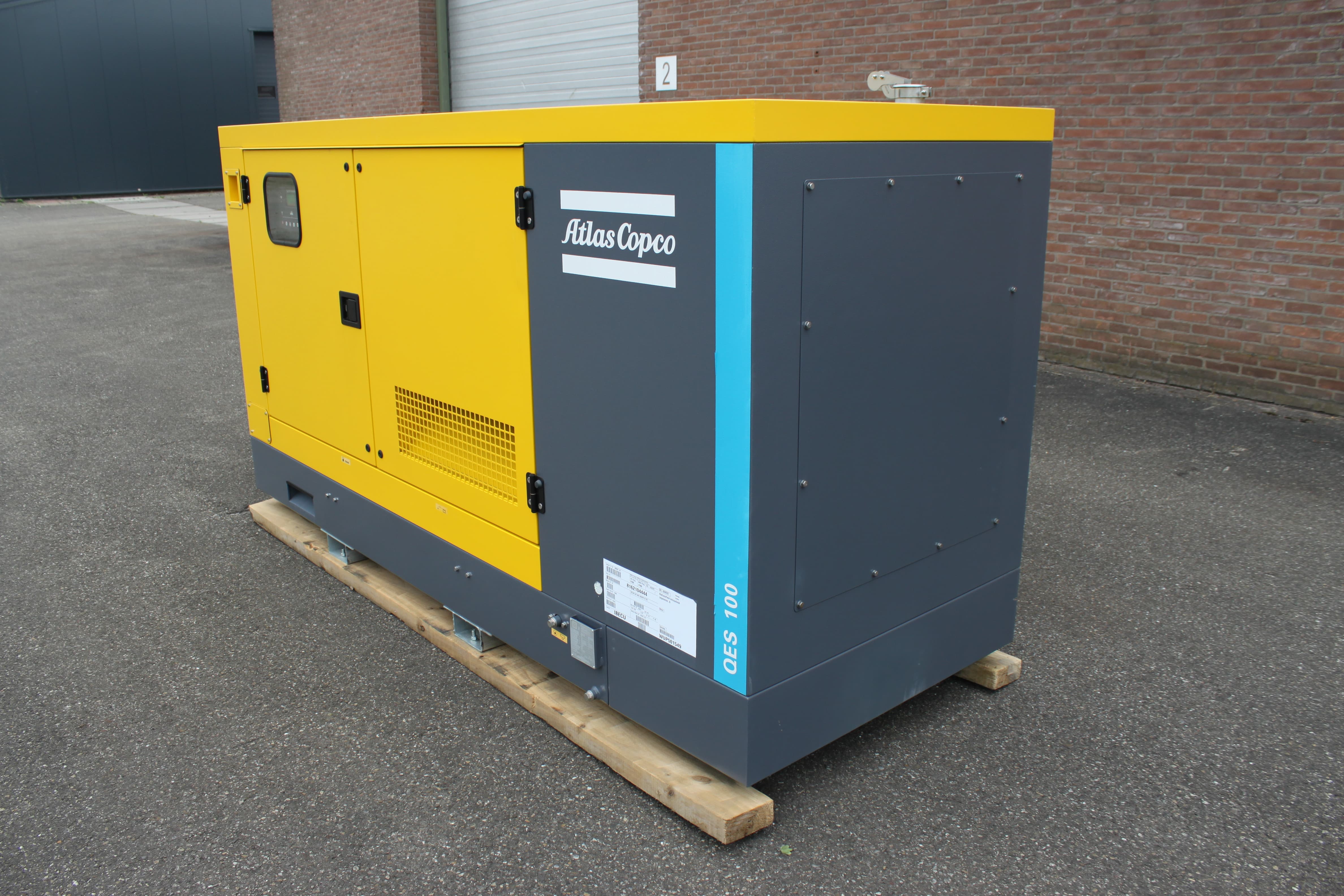 IMG 2853 - Dieselgenerator Atlas Copco - Generator 100Kva - Genset unused 100Kva - Stromaggregate Atlas Unbenutzt