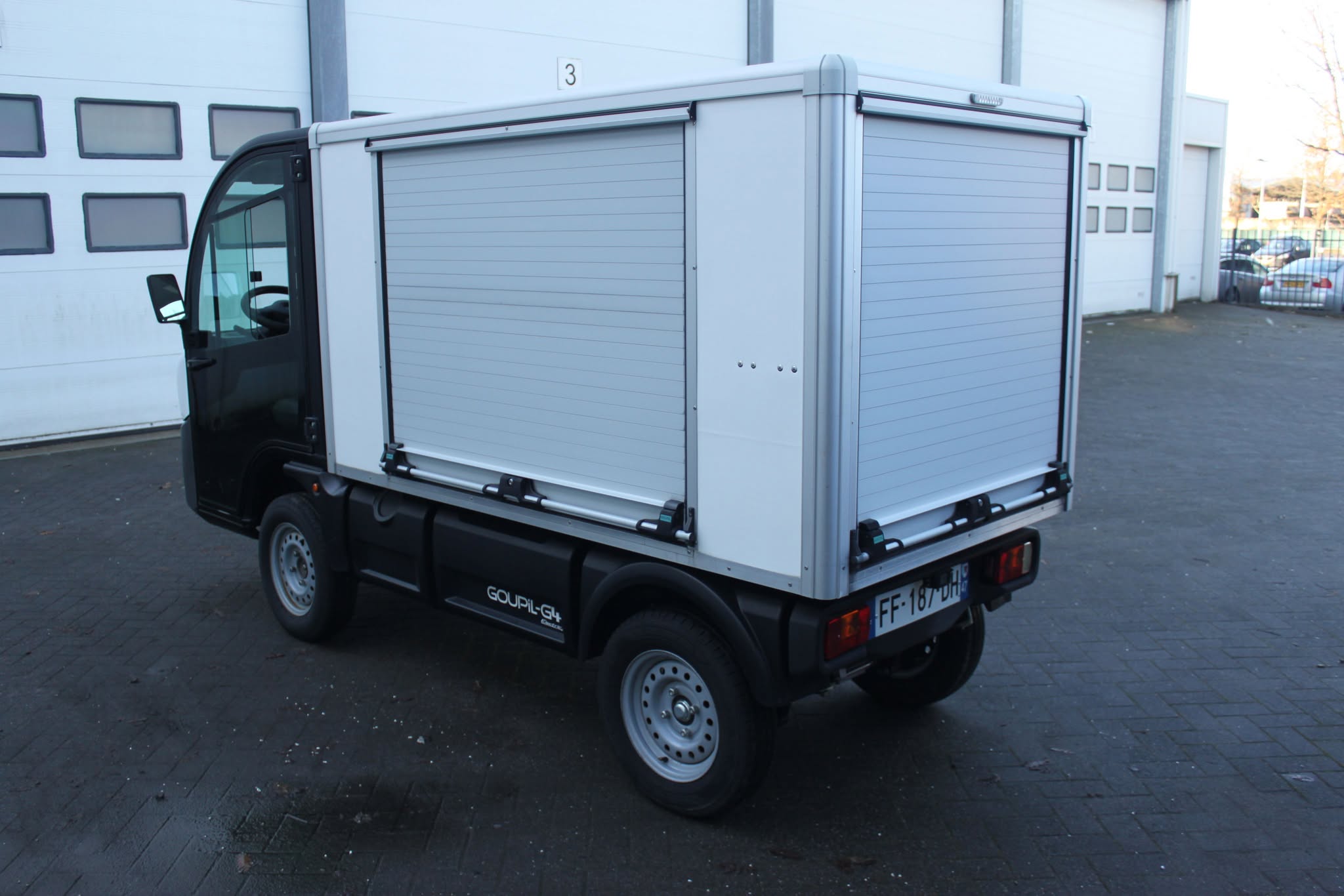 Goupil g4 - picnic wagentje - gemeentewerk wagentje - plantsoendienst auto -Stadtauto - Elektrotransporter- Goupil Kipper Transportfahrzeug-717 3