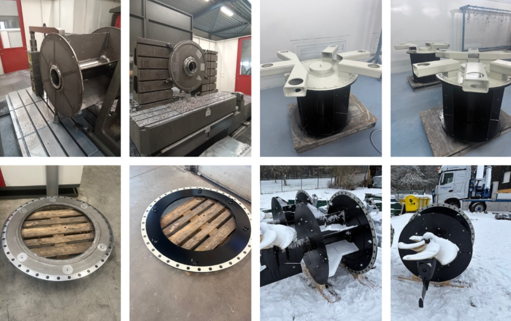 Nieuws LUX Brombachsee - bodembak Schottel STZ240 - Neue STZ240 Brunnenmontage