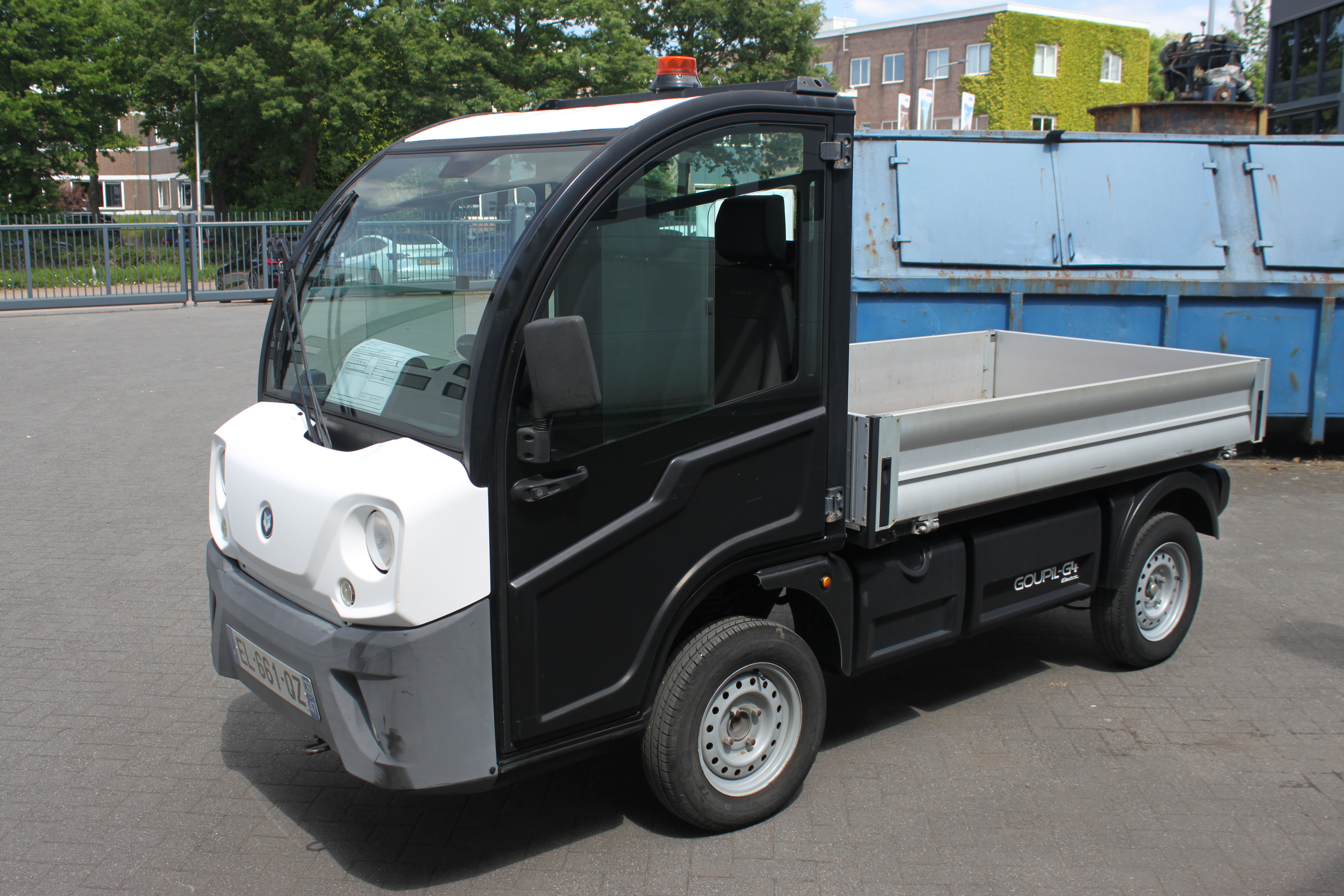 IMG 2814-Goupil g4 - picnic wagentje - gemeentewerk wagentje - plantsoendienst auto -Stadtauto - Elektrotransporter- Goupil Kipper Transportfahrzeug