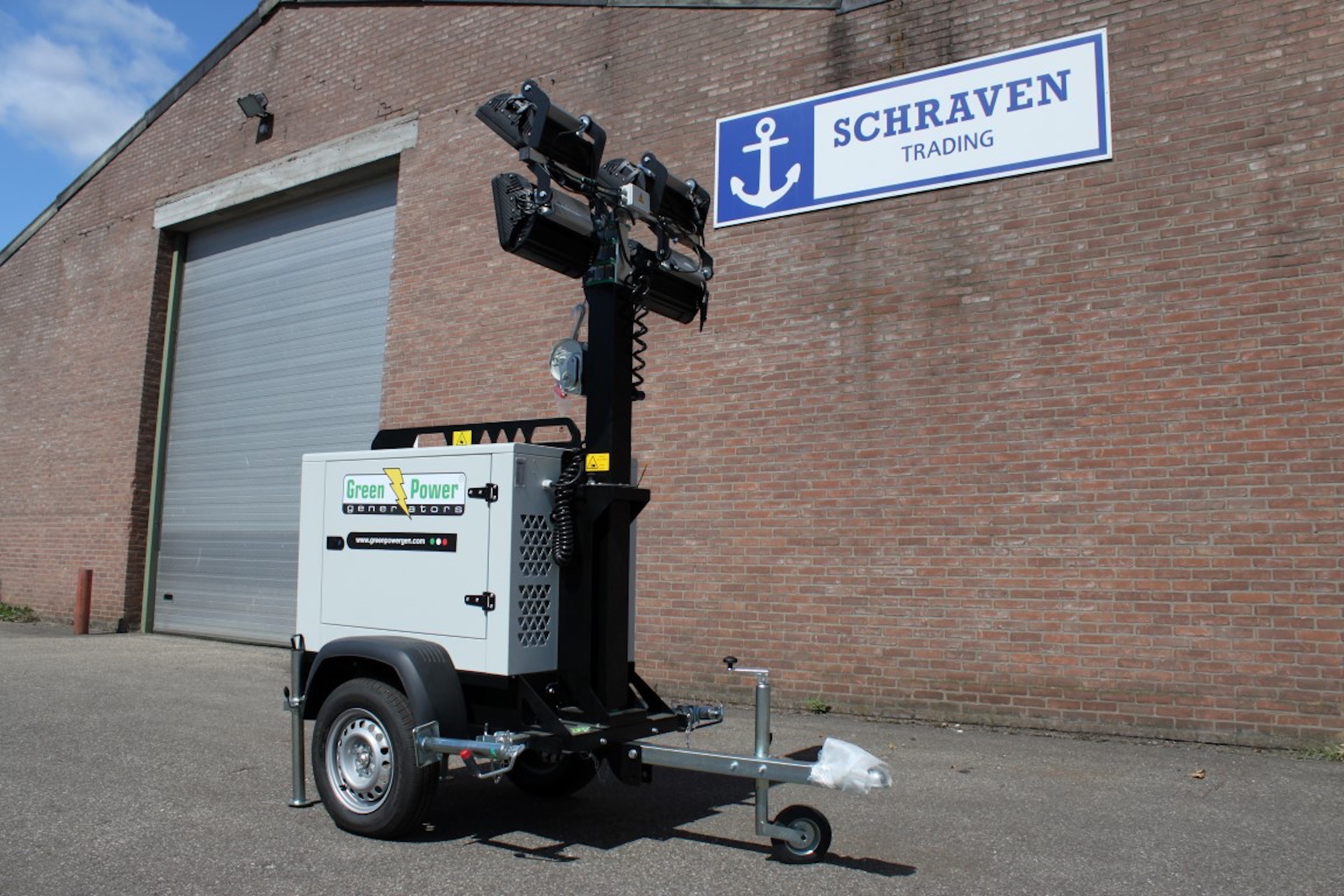 Mobiele Lichtmast - Mobile Light Tower  - Green Power