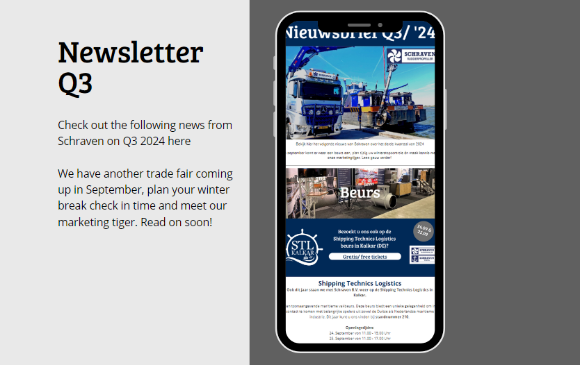 Newsletter Schraven -  Trade STL Kalkar