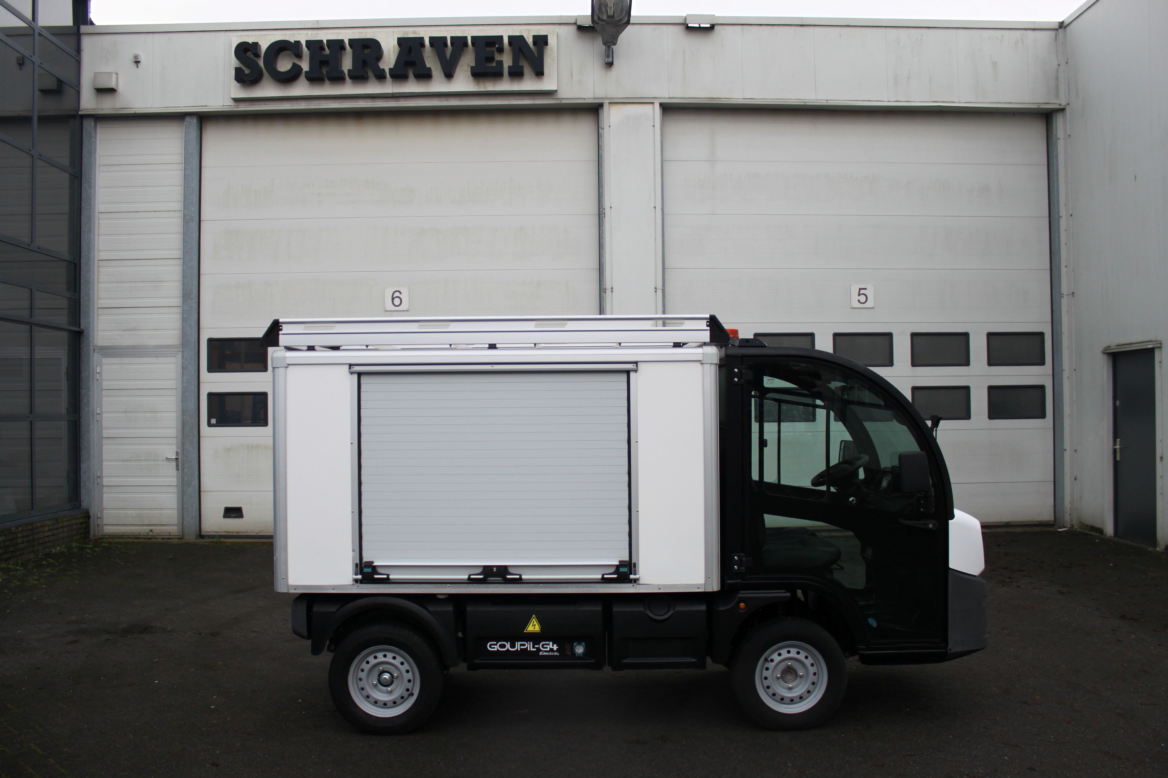 Goupil- picnic wagentje - gemeentewerk wagentje - plantsoendienst auto -Stadtauto - Elektrotransporter- Goupil Kipper Transportfahrzeug-IMG 2640