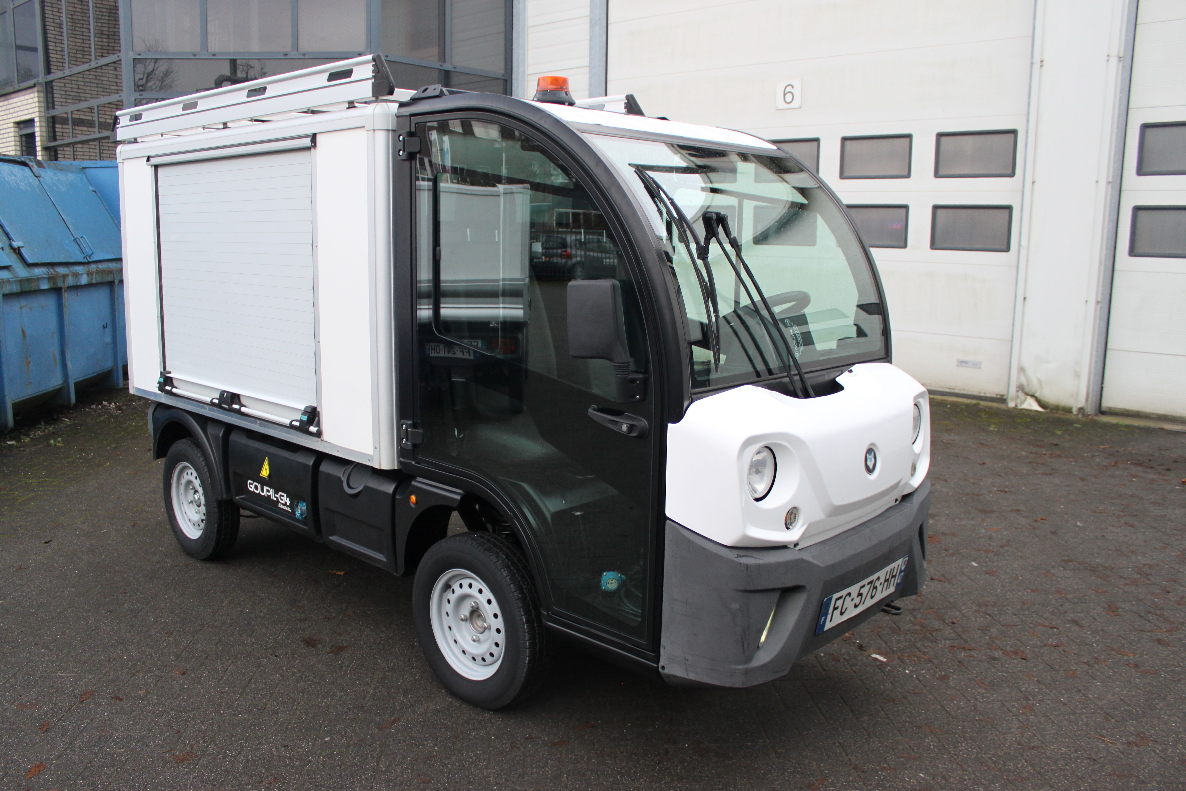Goupil- picnic wagentje - gemeentewerk wagentje - plantsoendienst auto -Stadtauto - Elektrotransporter- Goupil Kipper Transportfahrzeug-IMG 2642